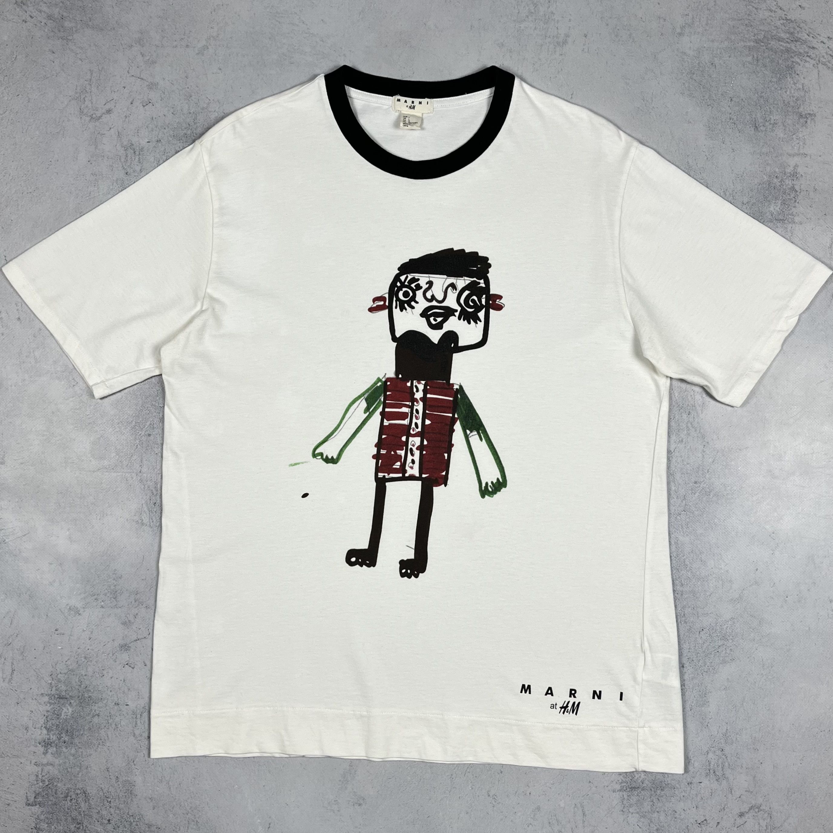 Marni Marni For H&M Art Big Logo T Shirt SS12 Size US L / EU 52-54 / 3 - 2 Thumbnail