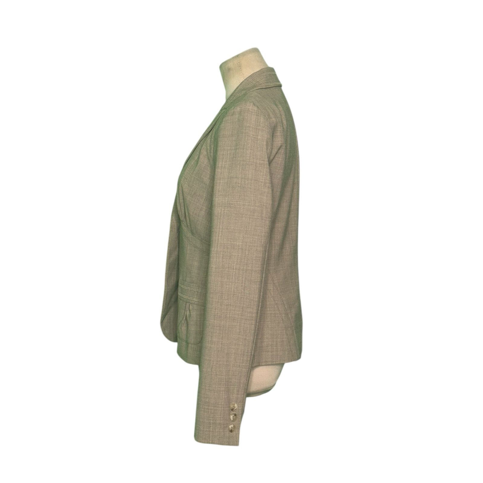 Laundry by Shelli Segal Laundry by Shelly Segal beige one button blazer size 6 Size M / US 6-8 / IT 42-44 - 6 Thumbnail