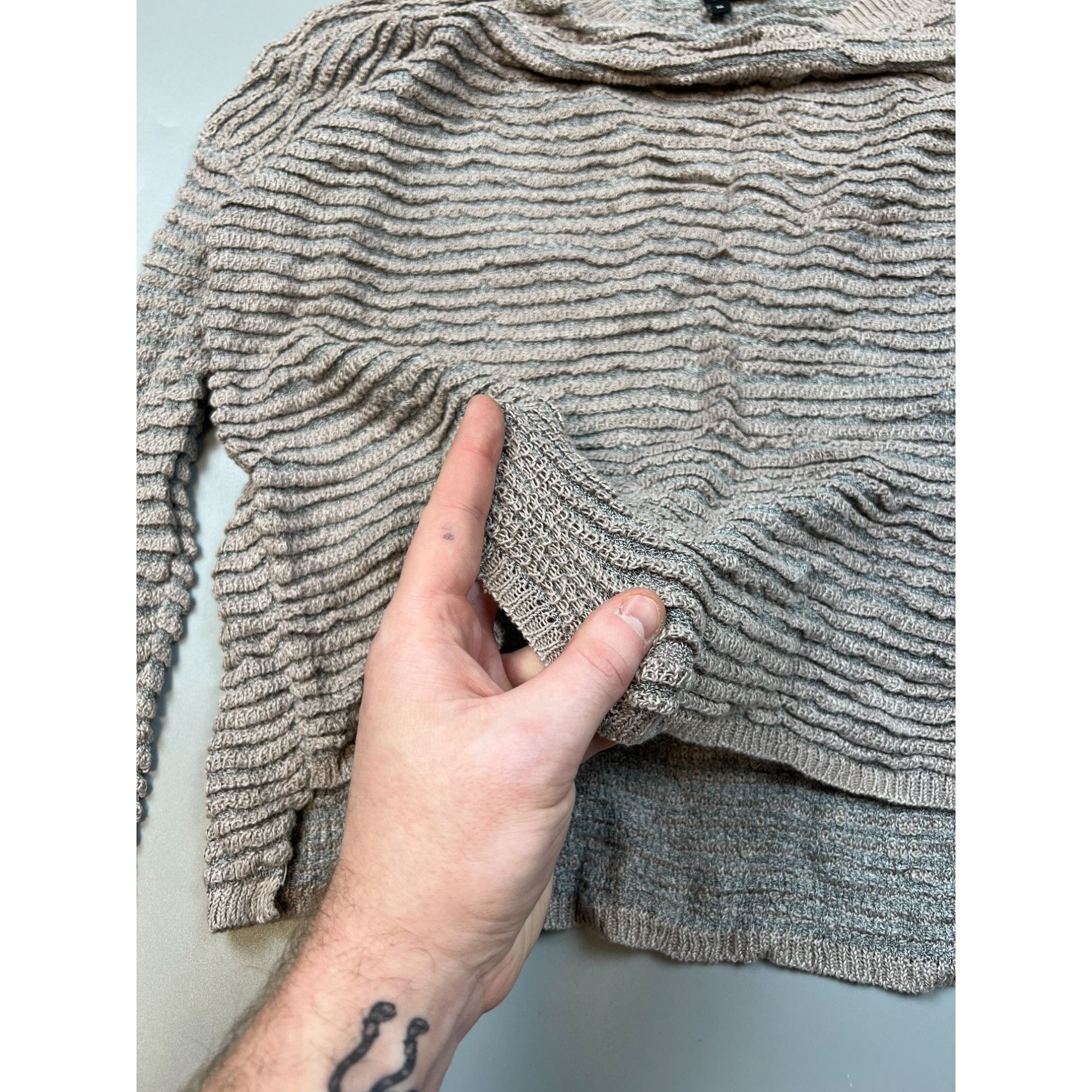 The Kooples The Kooples Linen Cotton Shortened Sweater (Y0672) Size M / US 6-8 / IT 42-44 - 4 Thumbnail