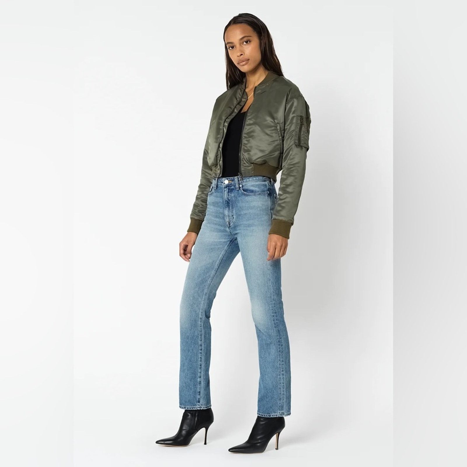 John Elliott JOHN ELLIOTT HIGH RISE STRAIGHT JEANS SIZE 25 LIGHT DENIM Size 25" / US 0 / IT 36 - 3 Thumbnail