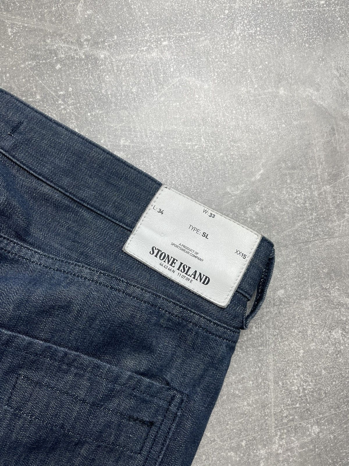 Stone Island Stone Island SL Slim Jeans Early 2010s Dark Blue Denim Size US 33 - 5 Thumbnail