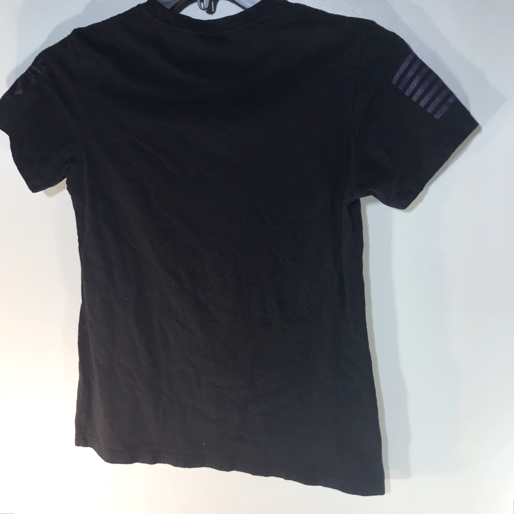 Vintage Grunt Style Skull Graphic Print T-Shirt Womens Size M Black Casual Short Sleeve Size M / US 6-8 / IT 42-44 - 2 Thumbnail