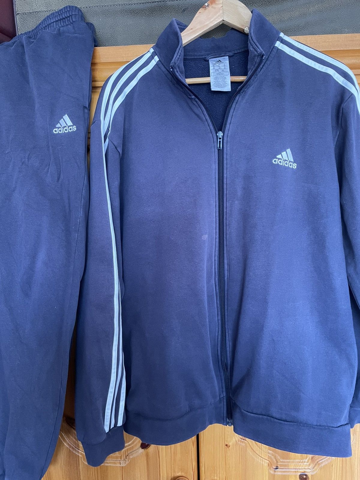 Adidas Men navy size XL tracksuit Size US XL / EU 56 / 4 - 3 Thumbnail