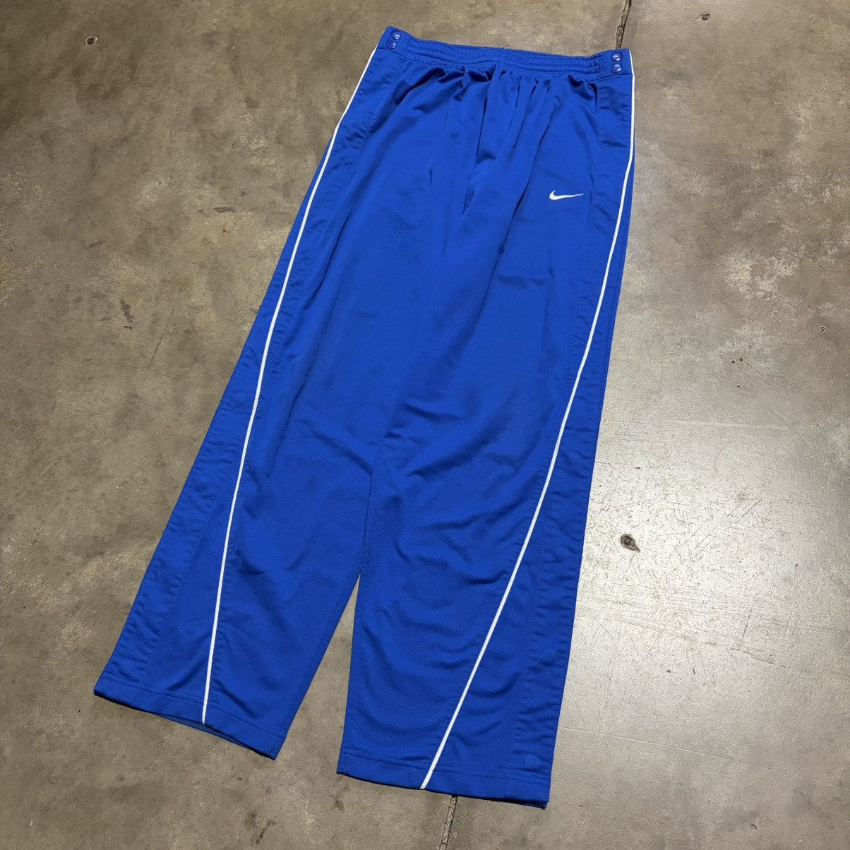 Nike Vintage Nike Tear Away Track Pants Side Button Snap Baggy Size US 29 - 8 Thumbnail