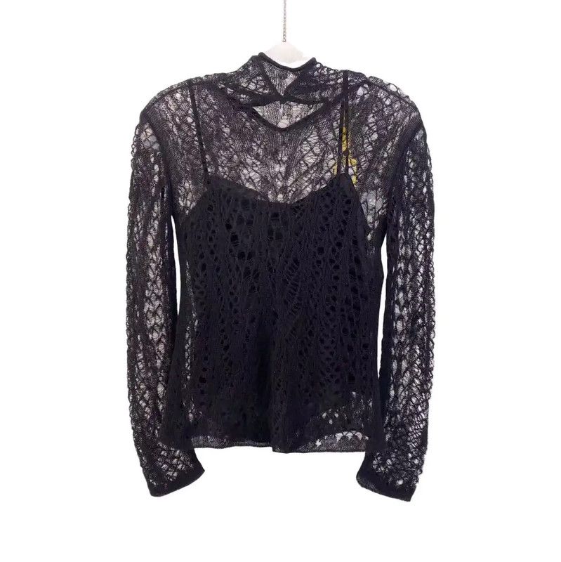 Dior Dior Black Wool Pullover Sweater 0089 Size ONE SIZE - 1 Thumbnail