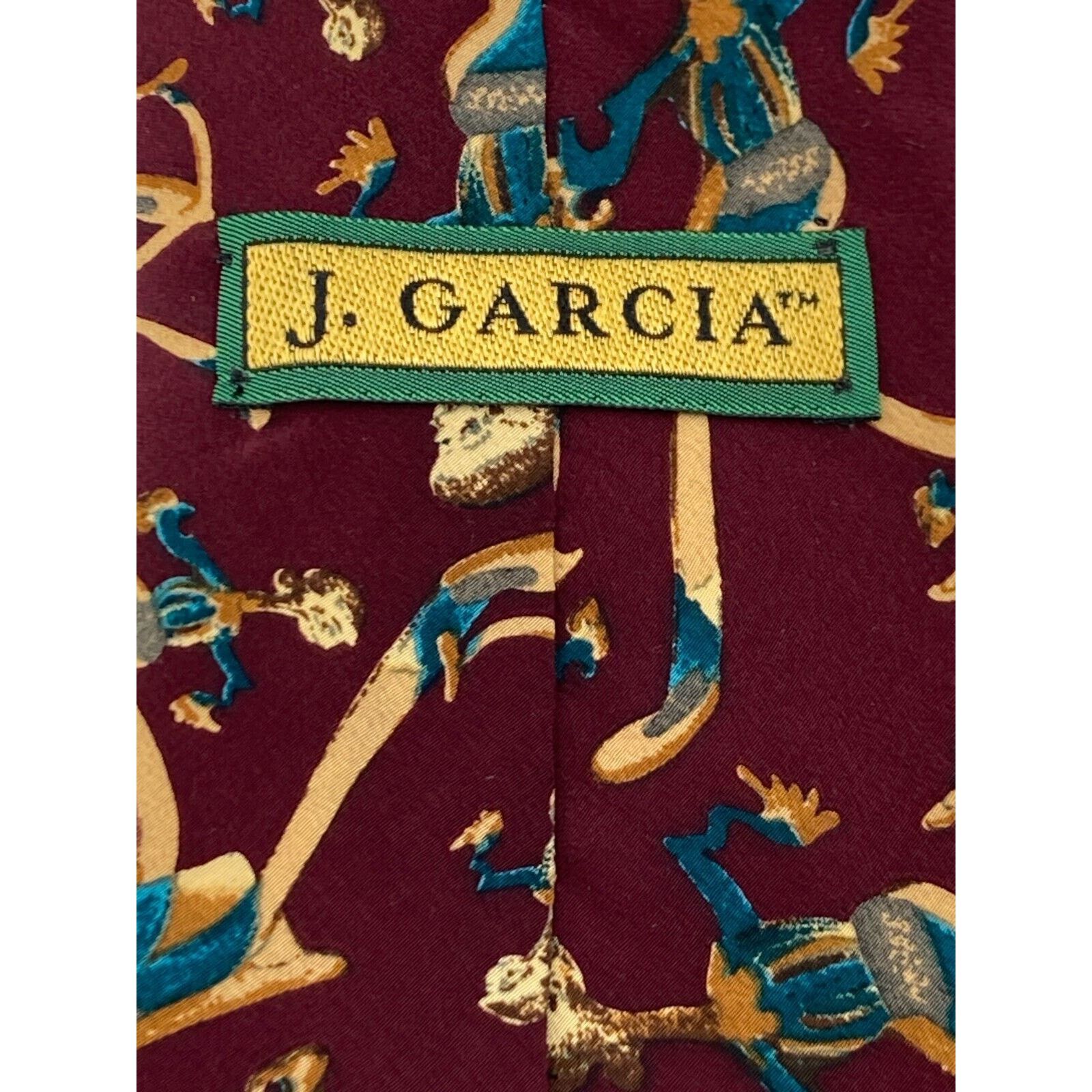 Other J. GARCIA Men's 100% Silk Tie Lady with Argyle Socks Size ONE SIZE - 6 Thumbnail