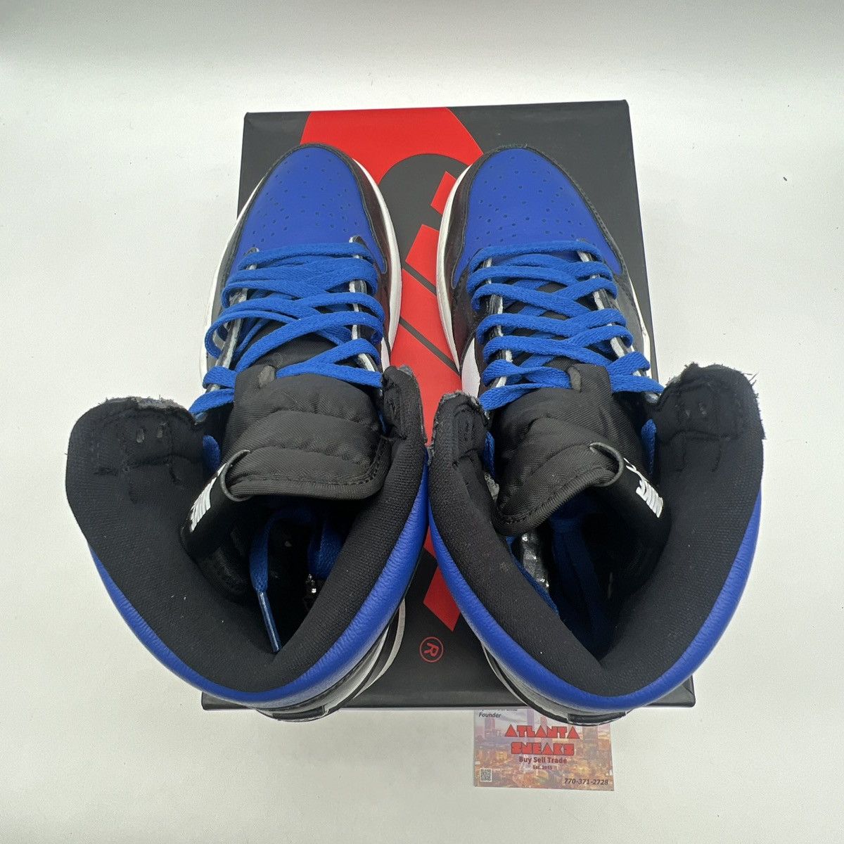 Nike Air Jordan 1 high Royal toe Size US 10 / EU 43 - 7 Thumbnail