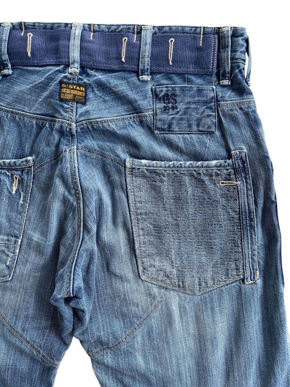 G-Star G-star Raw 3301 Distressed Flared Denim Size US 32 / EU 48 - 10 Thumbnail
