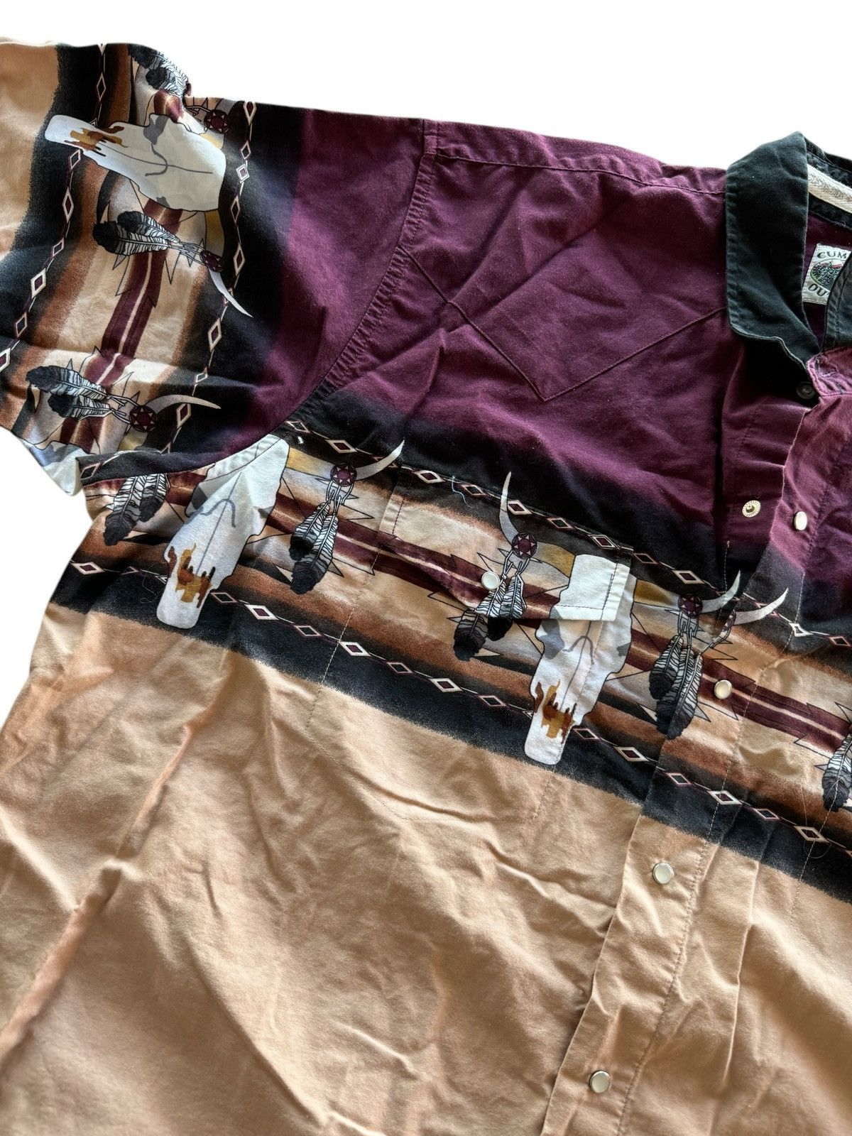 Vintage Vintage Cumberland Outfitters Double Sided Pearl Snap Shirt Size US XXL / EU 58 / 5 - 2 Thumbnail