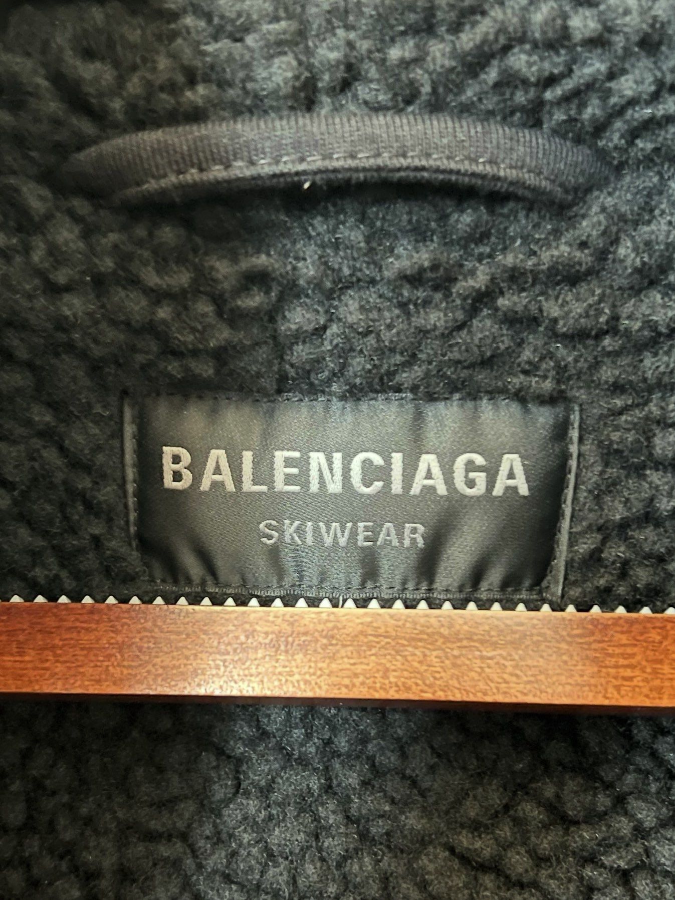 Balenciaga Balenciaga 3B Logo Fleece Zip Up Jacket Size US L / EU 52-54 / 3 - 6 Thumbnail