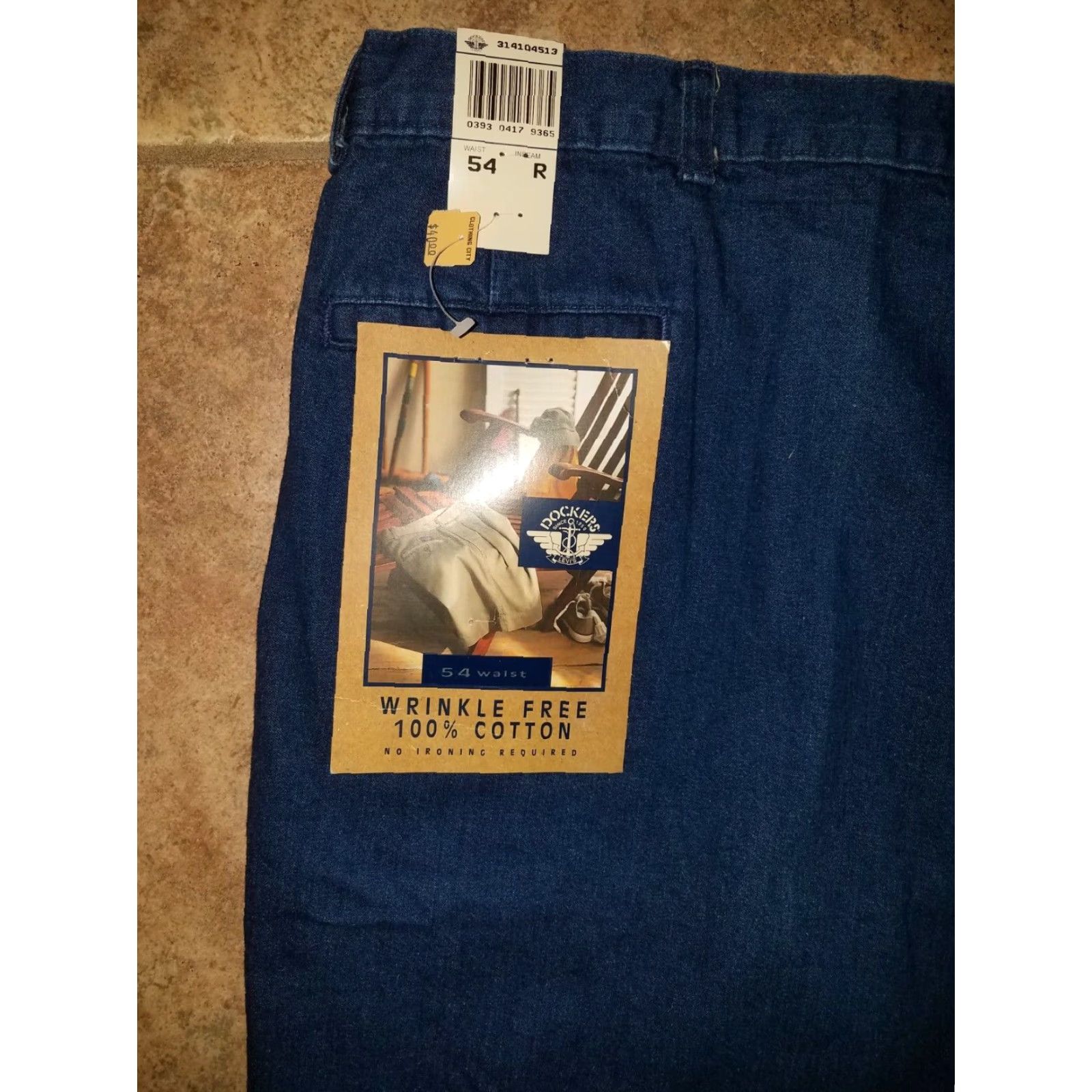 Levi's Levi's Dockers Short Mens 54 Blue 100% Cotton Wrinkle Free NWT Size US 38 / EU 54 - 5 Thumbnail