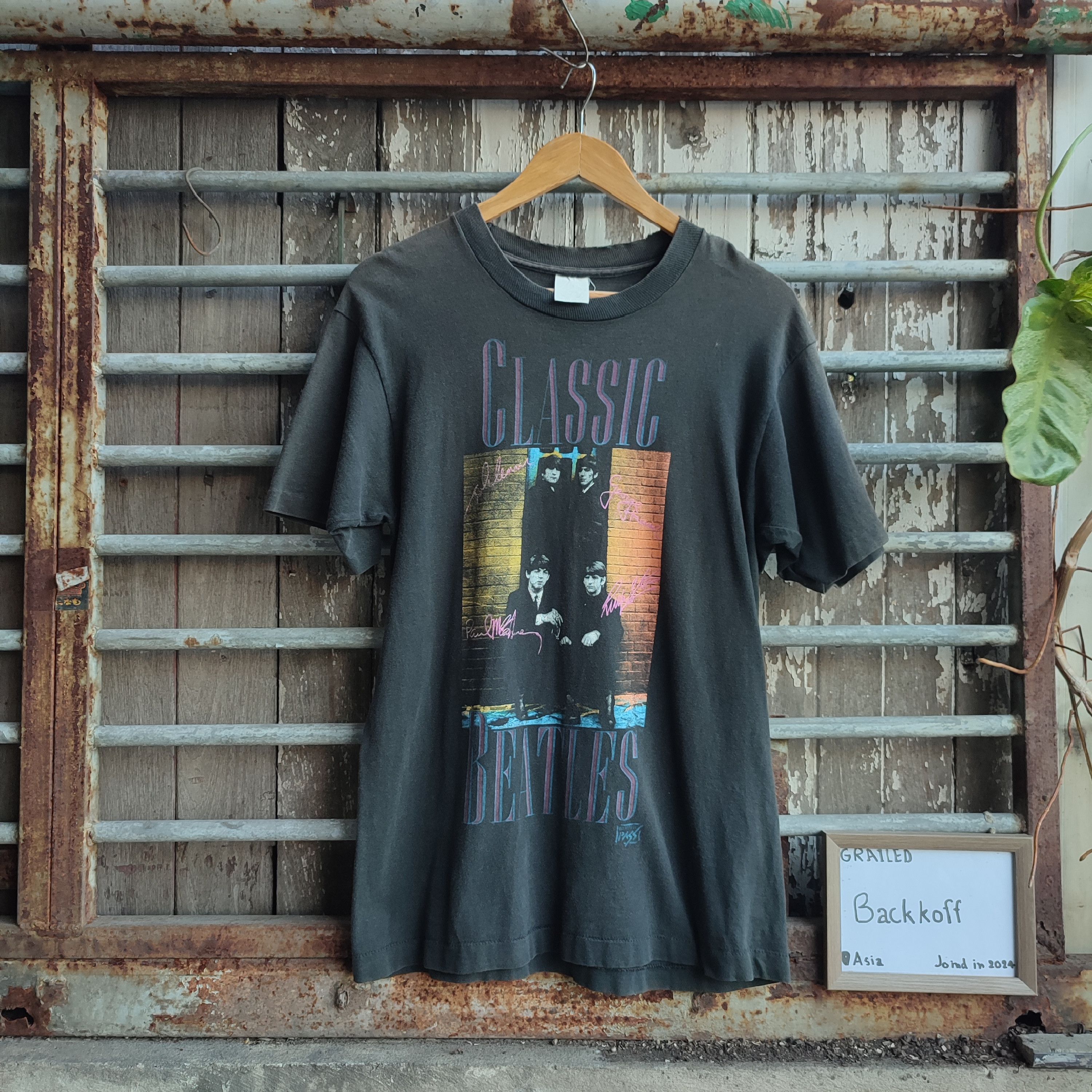 Band Tees × Vintage Vintage 90s The Beatles Single Stitch T-Shirt Size US M / EU 48-50 / 2 - 1 Thumbnail