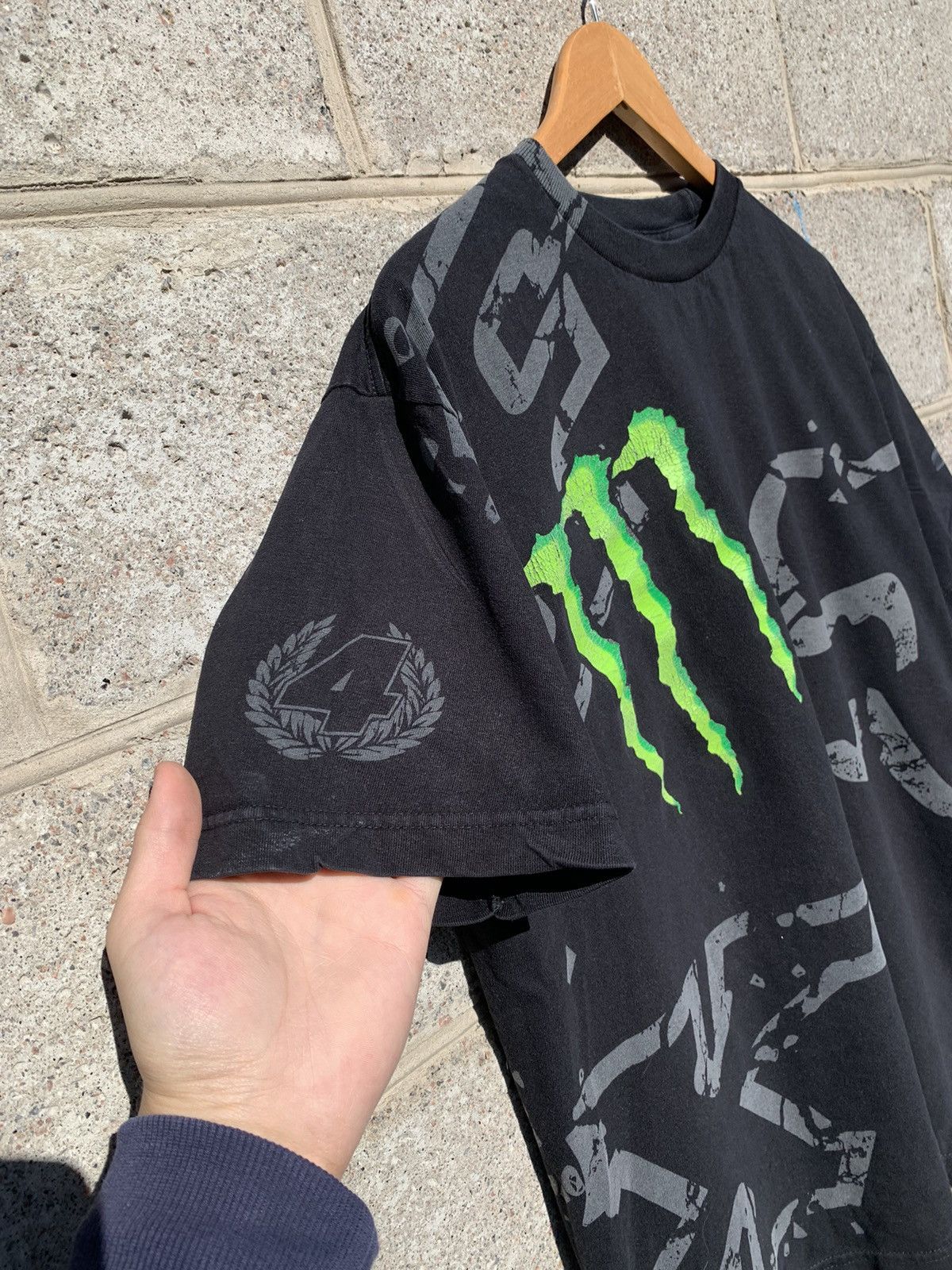 Fox Racing × Vintage Vintage Fox X Monster Energy Collaboration Rare Shirt Size US L / EU 52-54 / 3 - 2 Thumbnail