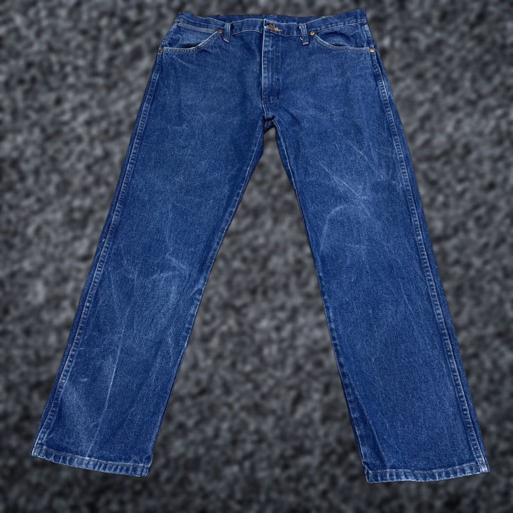 Wrangler Wrangler Jeans Mens 36x30 Blue Cowboy Cut Straight Denim Western Cowboy 13MWZPW Size US 36 / EU 52 - 1 Thumbnail