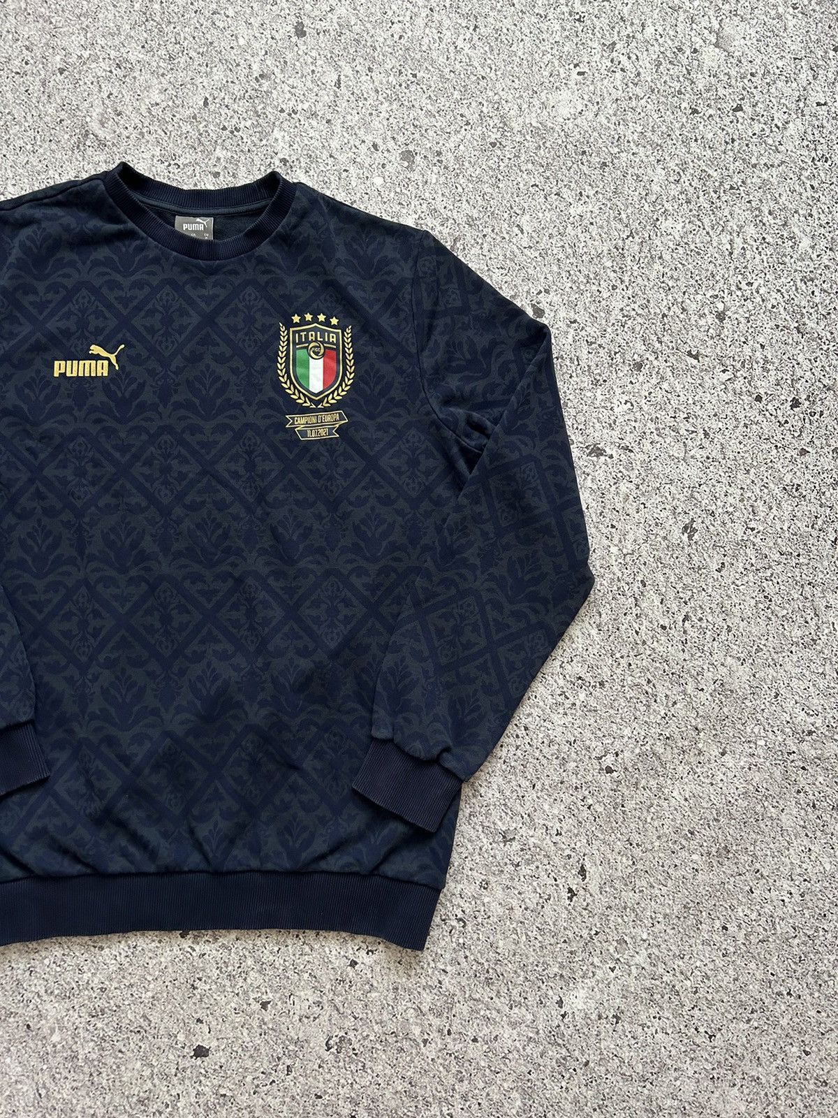 Puma Puma Italia European Championships 2021 Soccer Sweatshirt Size US M / EU 48-50 / 2 - 4 Thumbnail