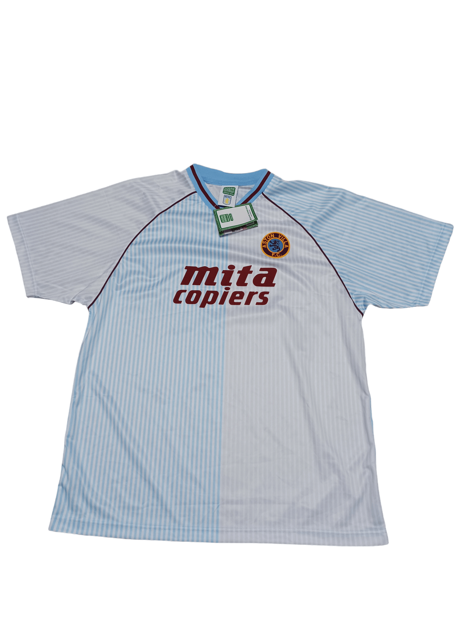 Other ASTON VILLA SCORE DRAW 80S STYLE VINTAGE JERSEY Size US XL / EU 56 / 4 - 1 Thumbnail
