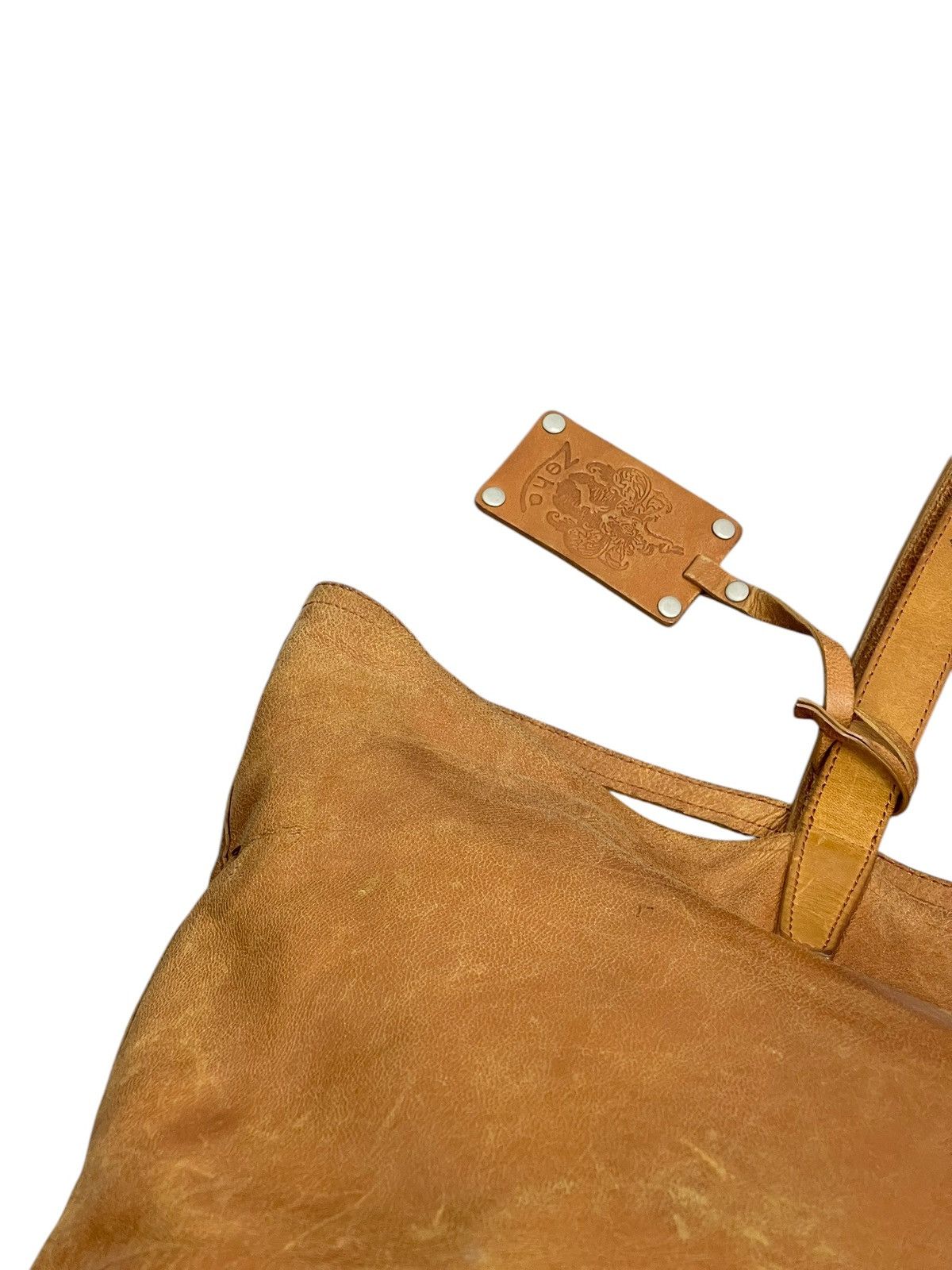 Genuine Leather Full Leather Patina Zeha Tote Shoulder Bag 1🟩7 Size ONE SIZE - 14 Thumbnail