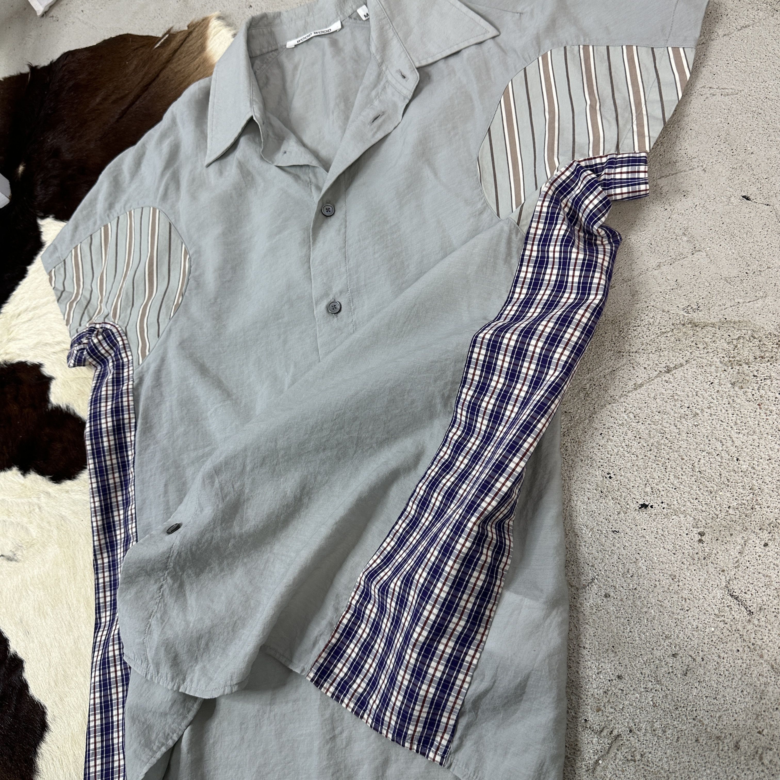 Vintage × Wood Wood Wood Wood shirt Size M / US 6-8 / IT 42-44 - 3 Thumbnail