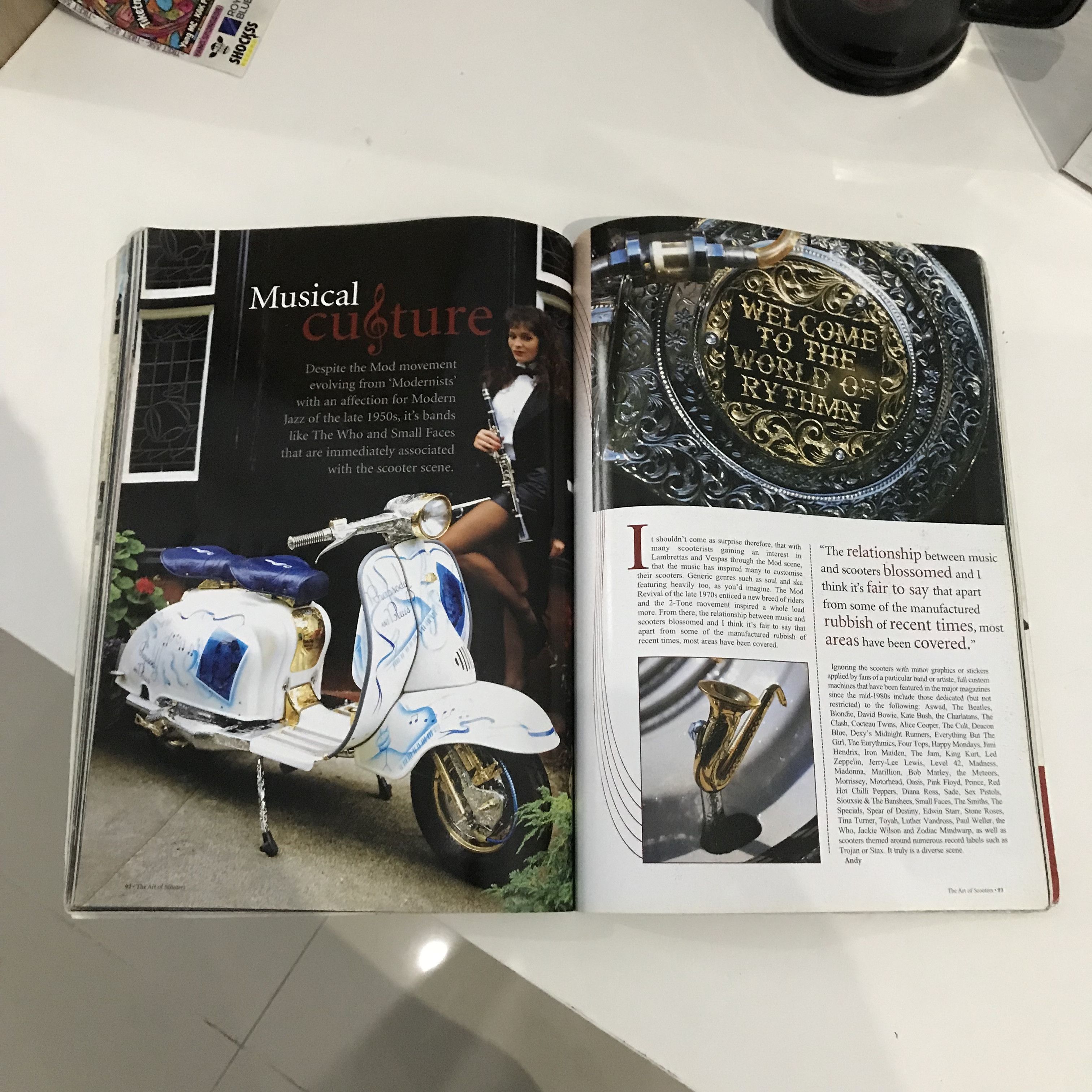 POP MAGAZINE Scootering magazine The Scootervespa lambretta Book magazine Size ONE SIZE - 8 Thumbnail