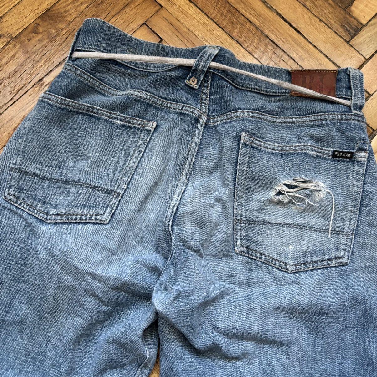 Ralph Lauren Last Drop‼️Vintage Polo Ralph Lauren Distressed Loose Jeans Size US 32 / EU 48 - 7 Thumbnail