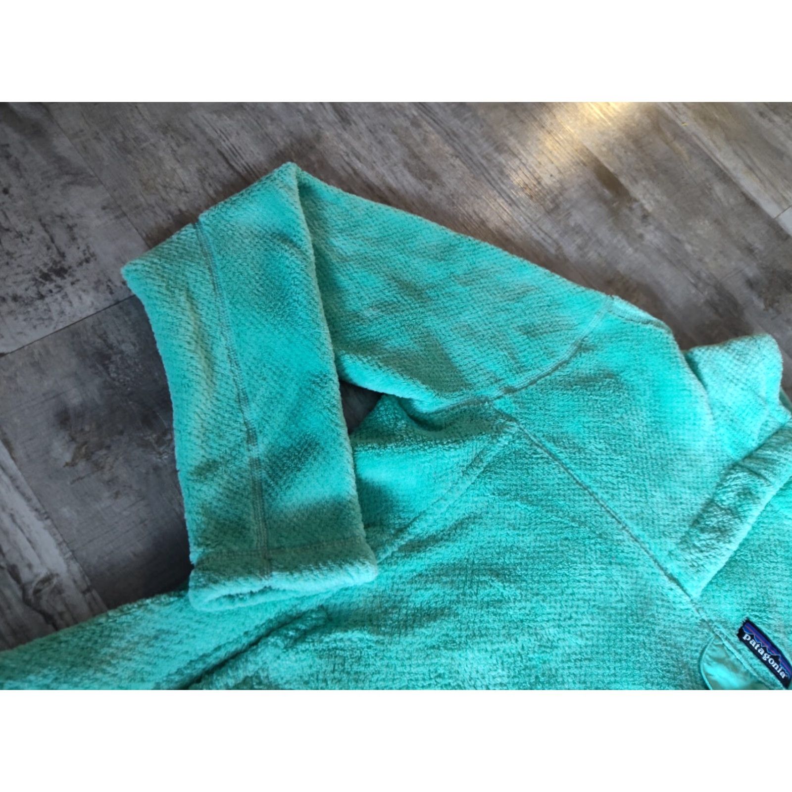 Patagonia Patagonia Pullover Re-Tool Womens L Green Blue Fleece Snap 25443 Polartec Size L / US 10 / IT 46 - 5 Thumbnail