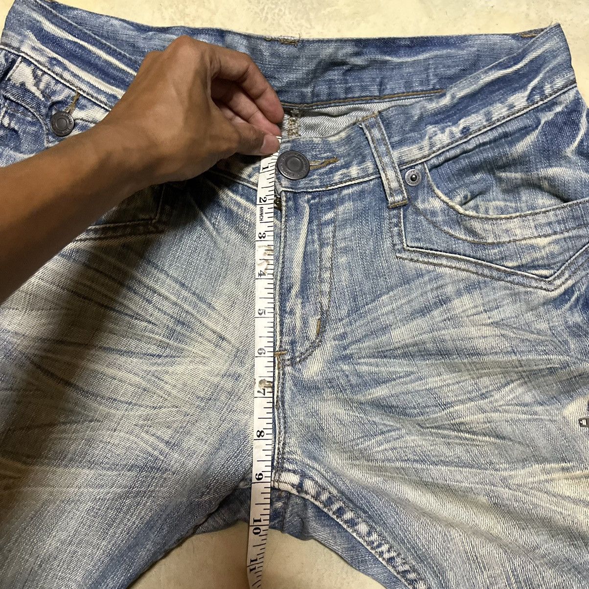 Japanese Brand Rattle Trap Japanese Brand Distressed Style Denim Jeans Size US 34 / EU 50 - 12 Thumbnail