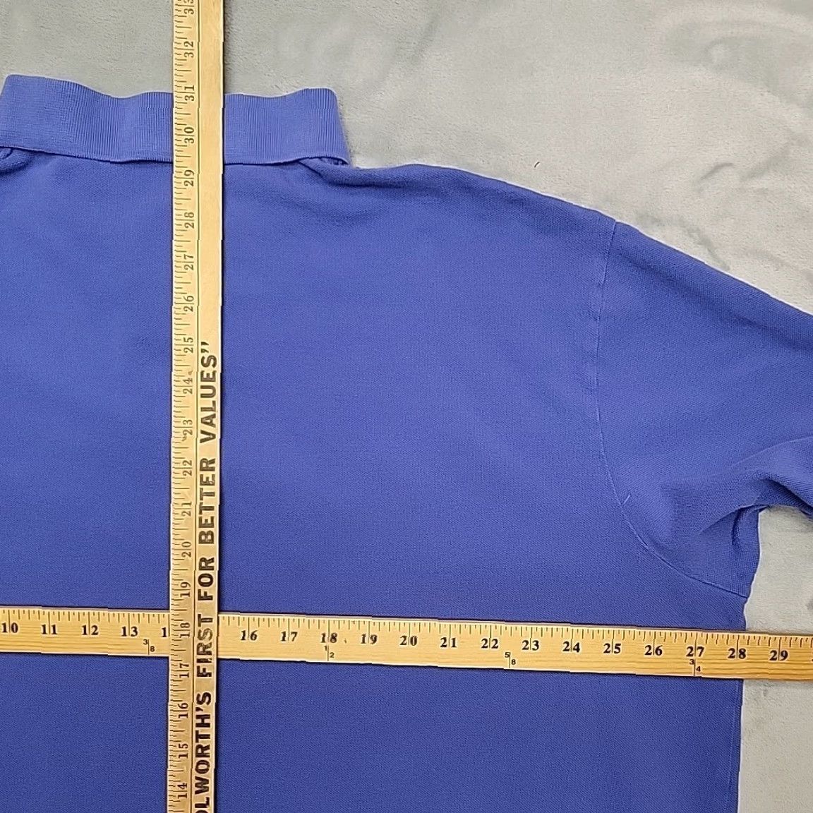 Polo Ralph Lauren Polo Ralph Lauren Shirt Mens 3XLT Blue 100% Cotton Short Sleeve Polo, Golf Casual, Big & Tall Size US XXL / EU 58 / 5 - 8 Thumbnail