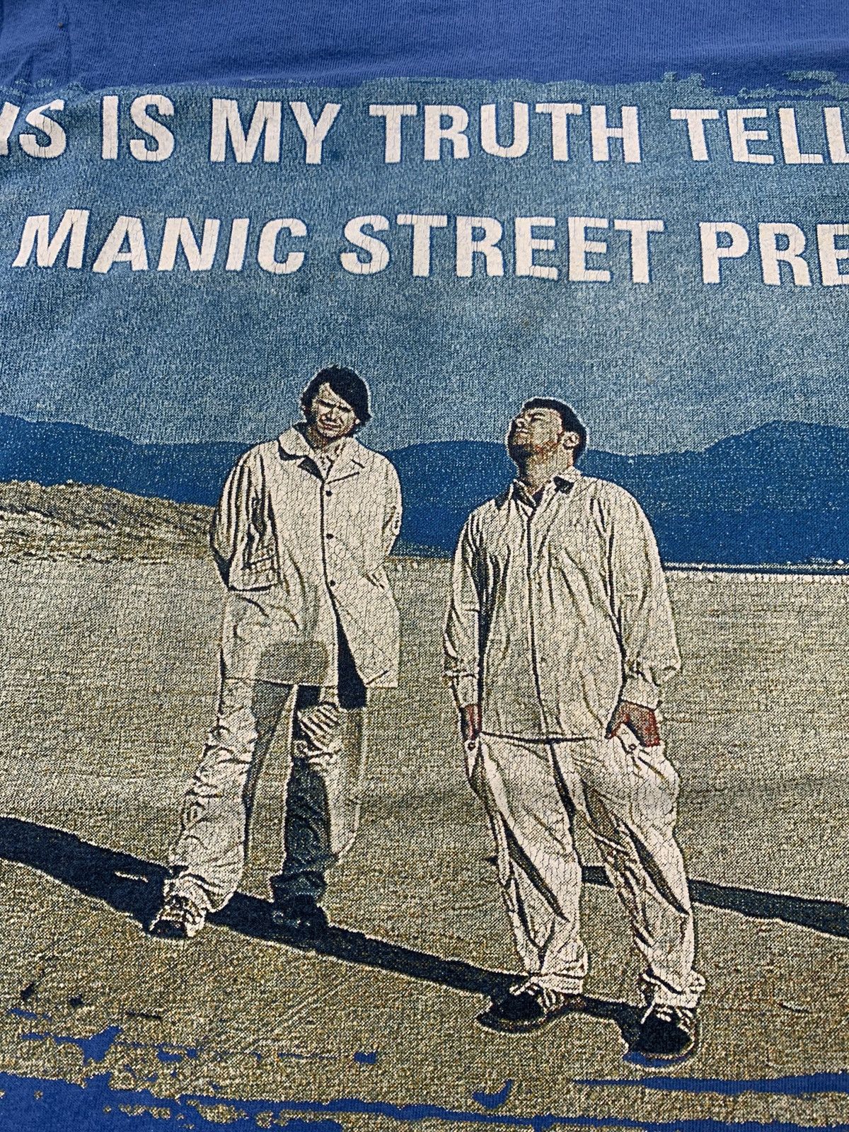 Band Tees × Vintage VTG BAND MANIC STREET PREACHERS TOUR SHIRT SUEDE Size US XL / EU 56 / 4 - 5 Thumbnail
