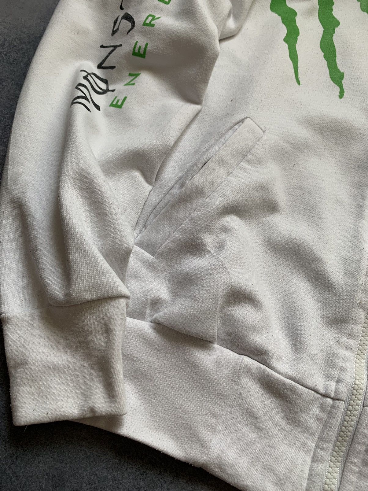 Affliction × Vintage Vintage Y2k Monster Energy Racing Sweatshirt Zip Up Size US L / EU 52-54 / 3 - 4 Thumbnail