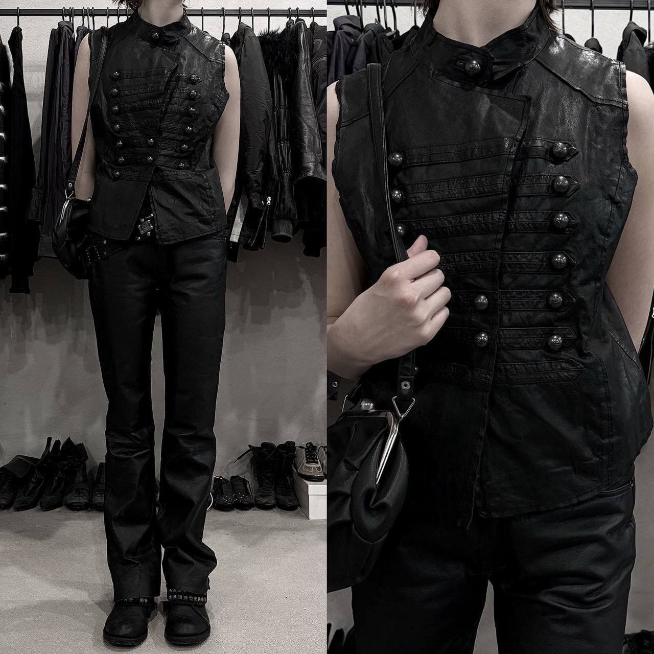 IKKS Avangard IKKS Leather Archive Vest Size US S / EU 44-46 / 1 - 6 Thumbnail