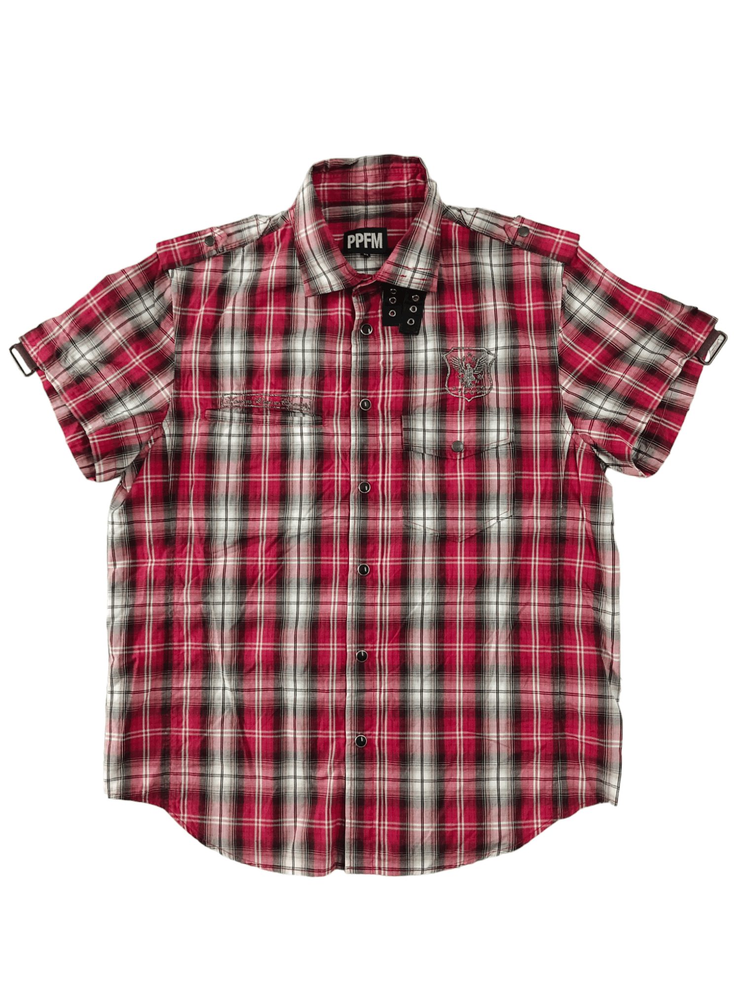 PPFM Punk Checkered Button Ups Shirt