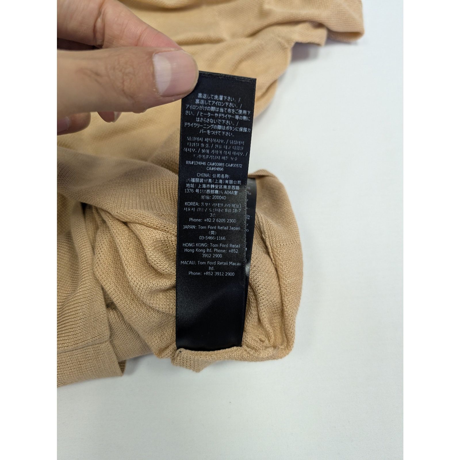 Tom Ford o1rshd1 Knit Polo in Light Salmon Size US M / EU 48-50 / 2 - 15 Thumbnail