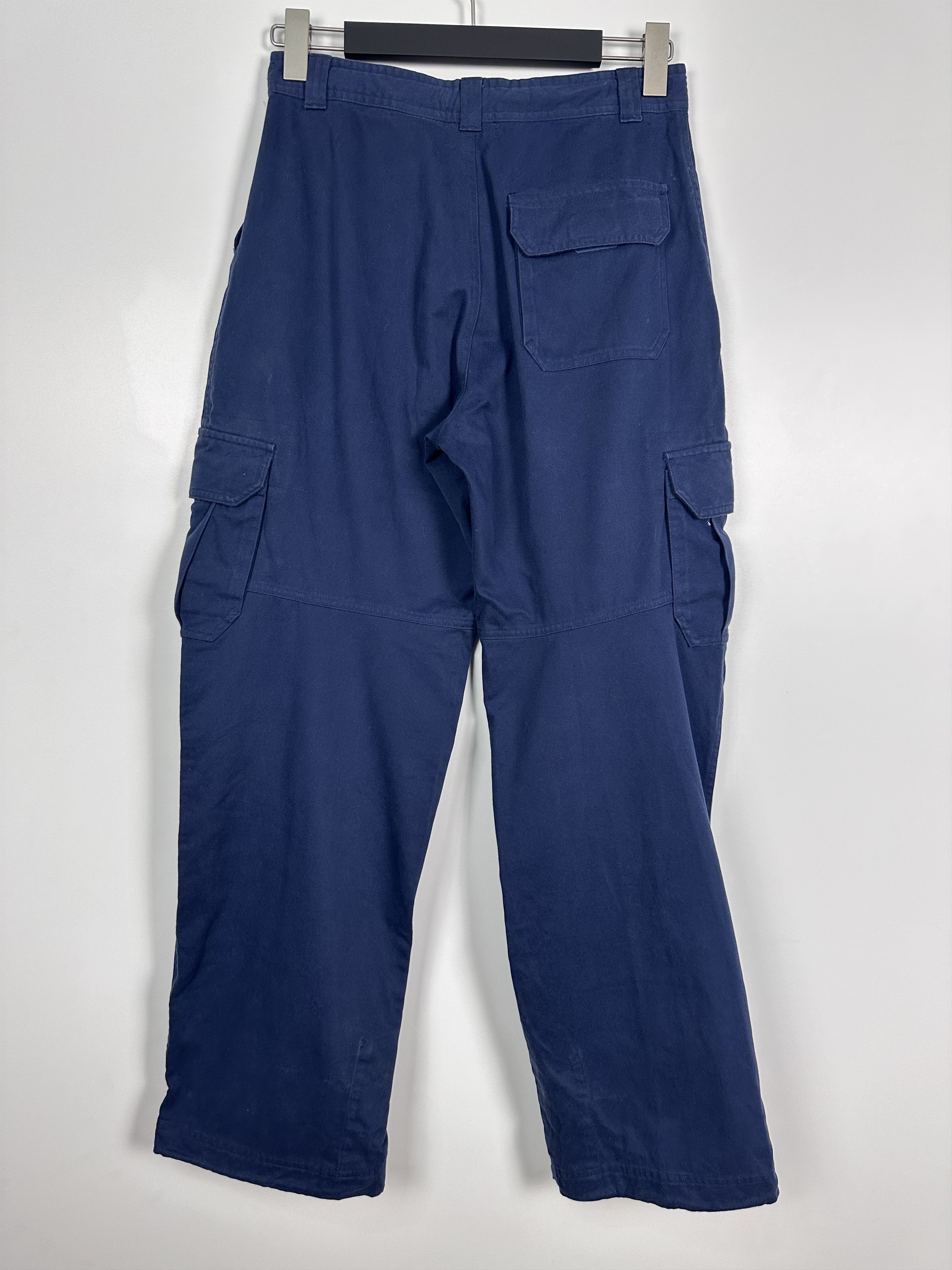 Nike × Vintage Vintage Nike Cargo Pants Cotton Womens Size M Y2K Blue Size 32" / US 10 / IT 46 - 5 Thumbnail