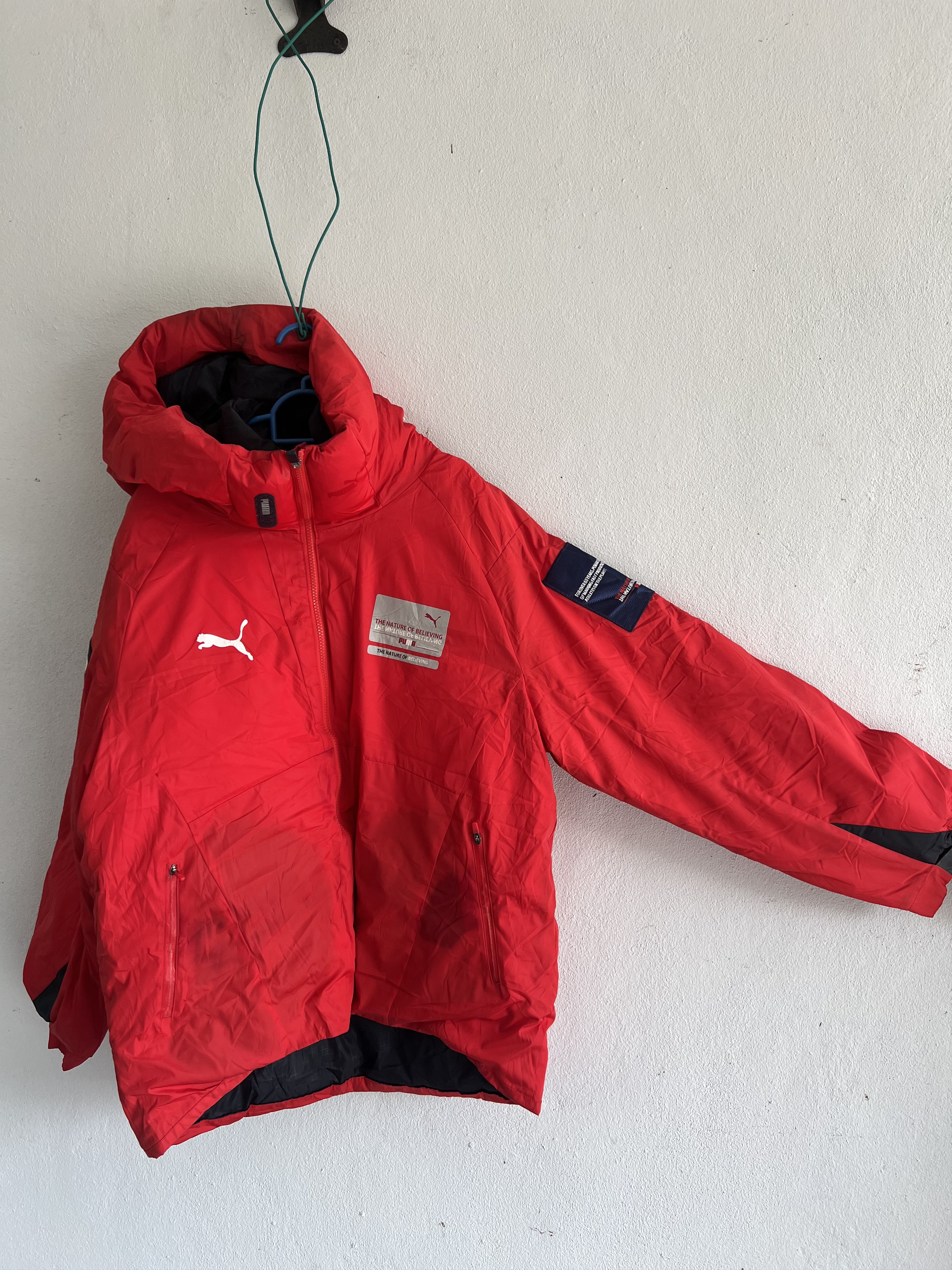Puma × Vintage Puma paffer Full Zipper Jacket Size US XL / EU 56 / 4 - 1 Thumbnail