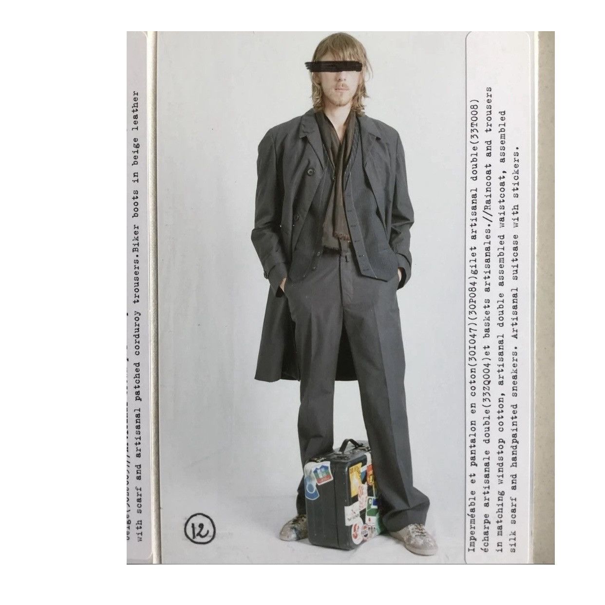 Maison Margiela AW2004 Line 0 10 Artisanal Suitcase With