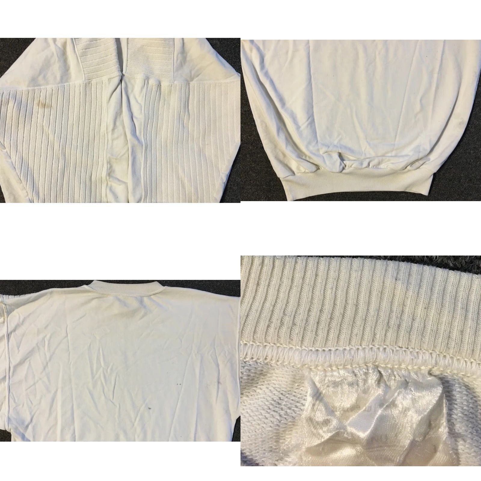 Vintage VINTAGE University Of Maine Thrashed Faded Sweatshirt S Hoodie Men Small White 60s 70s College Sports Track Retro 80s 90s Pullover Distressed Size US S / EU 44-46 / 1 - 9 Thumbnail