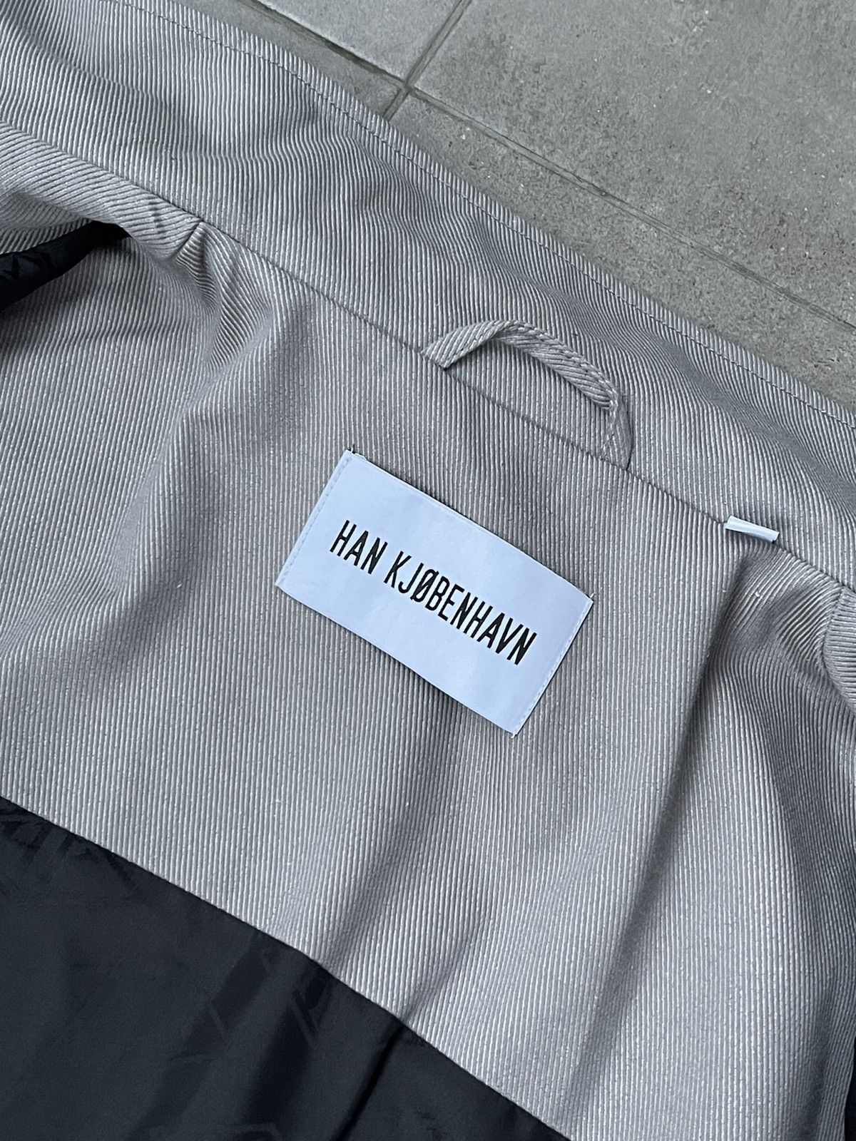 Han Kjobenhavn !DS! FW22 Han Kjobenhavn Cotton Cargo Grey Laced Jacket Size US M / EU 48-50 / 2 - 21 Thumbnail