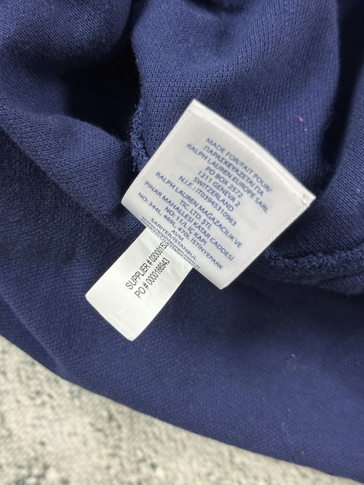 Ralph Lauren Chief Keef Polo Ralph Lauren big pony navy blue T-shirt Size US S / EU 44-46 / 1 - 5 Thumbnail