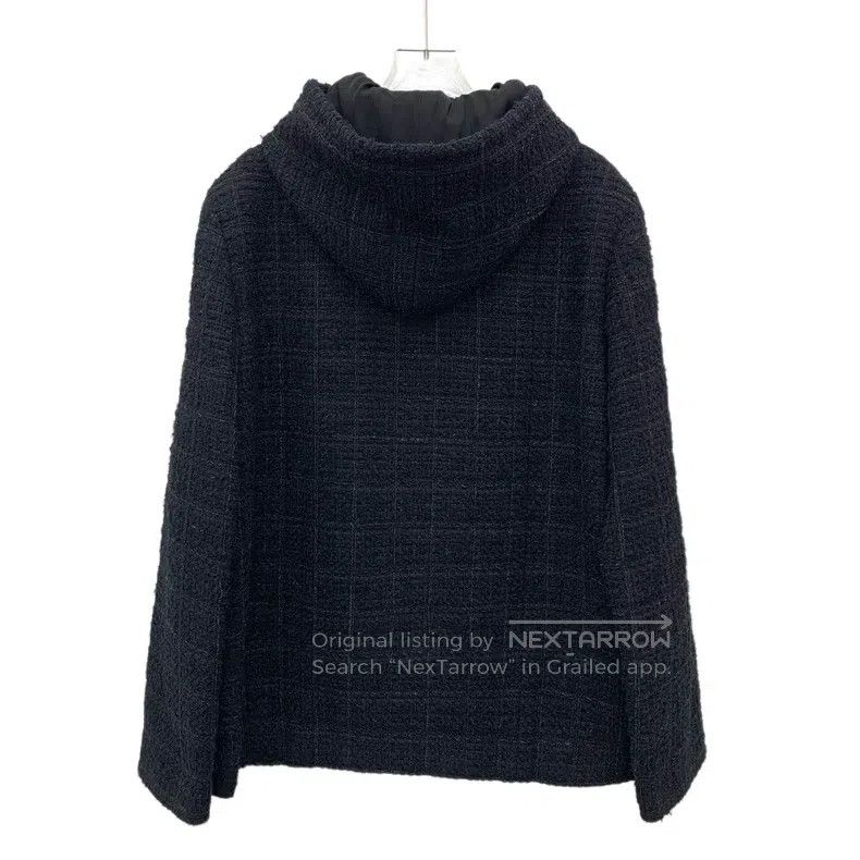 Chanel Chanel 25B black cotton hooded single-breasted long-sleeve Size M / US 6-8 / IT 42-44 - 2 Thumbnail