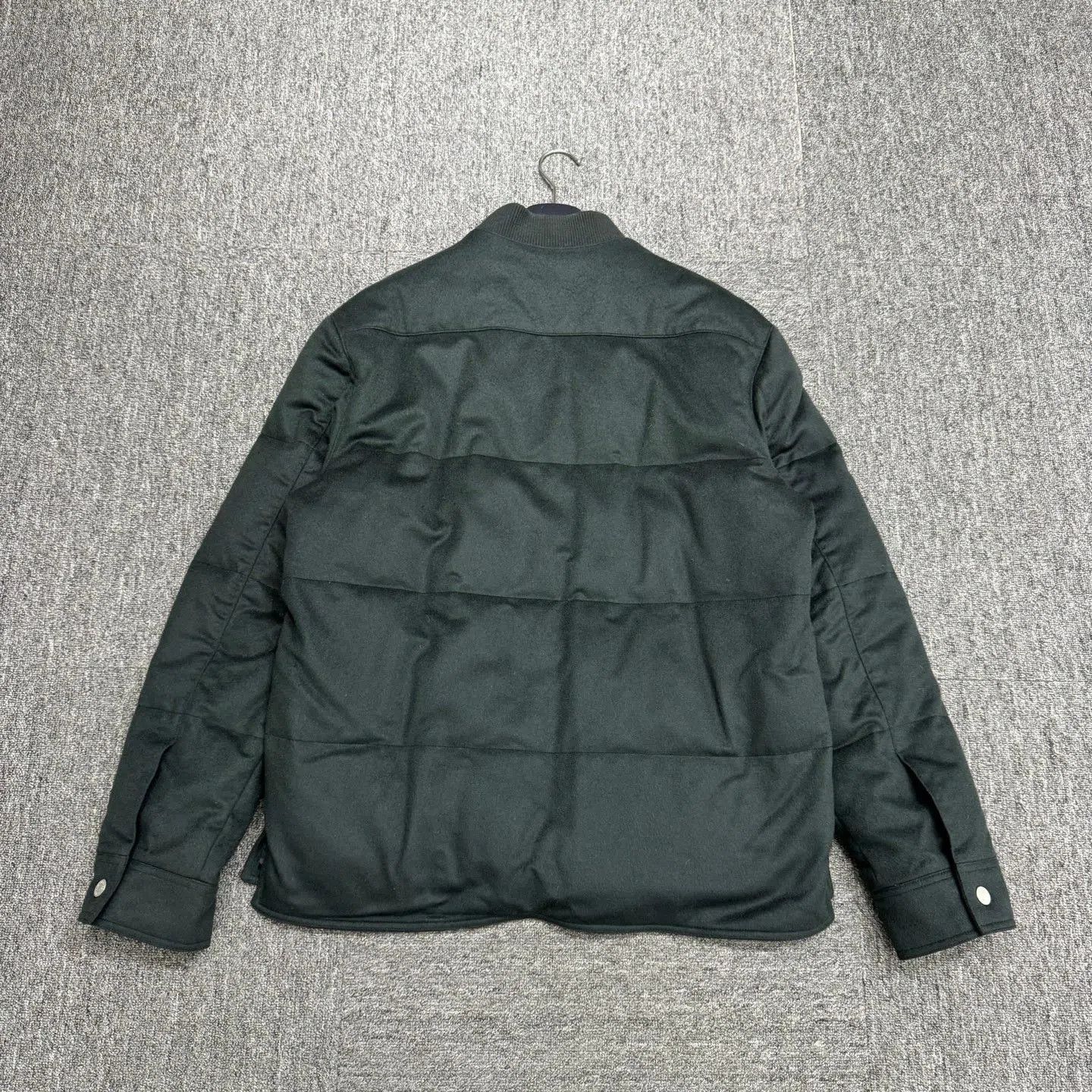 Hermes Black Button-Front Bomber Jacket Size L. Size US L / EU 52-54 / 3 - 6 Thumbnail