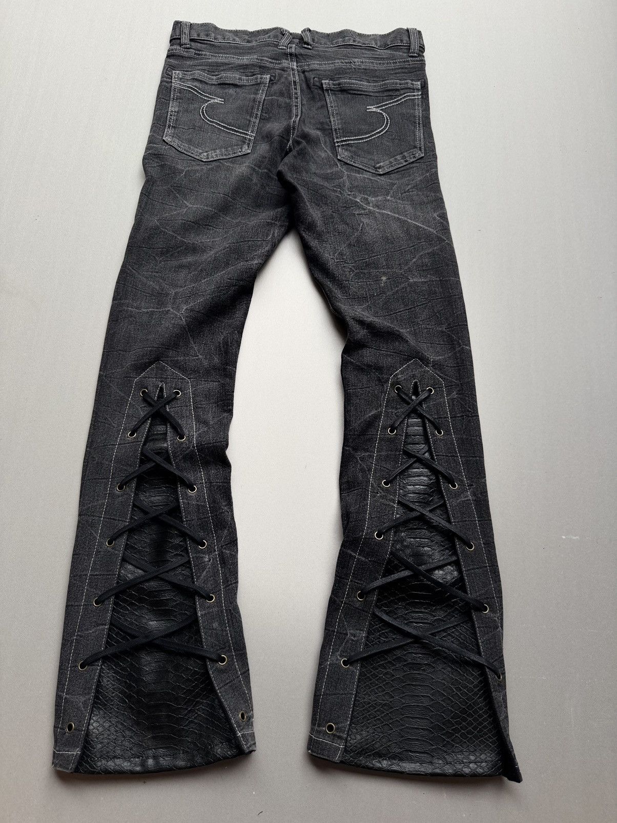 semanticdesign L lace-up flare jeans Size US 26 / EU 42 - 2 Thumbnail
