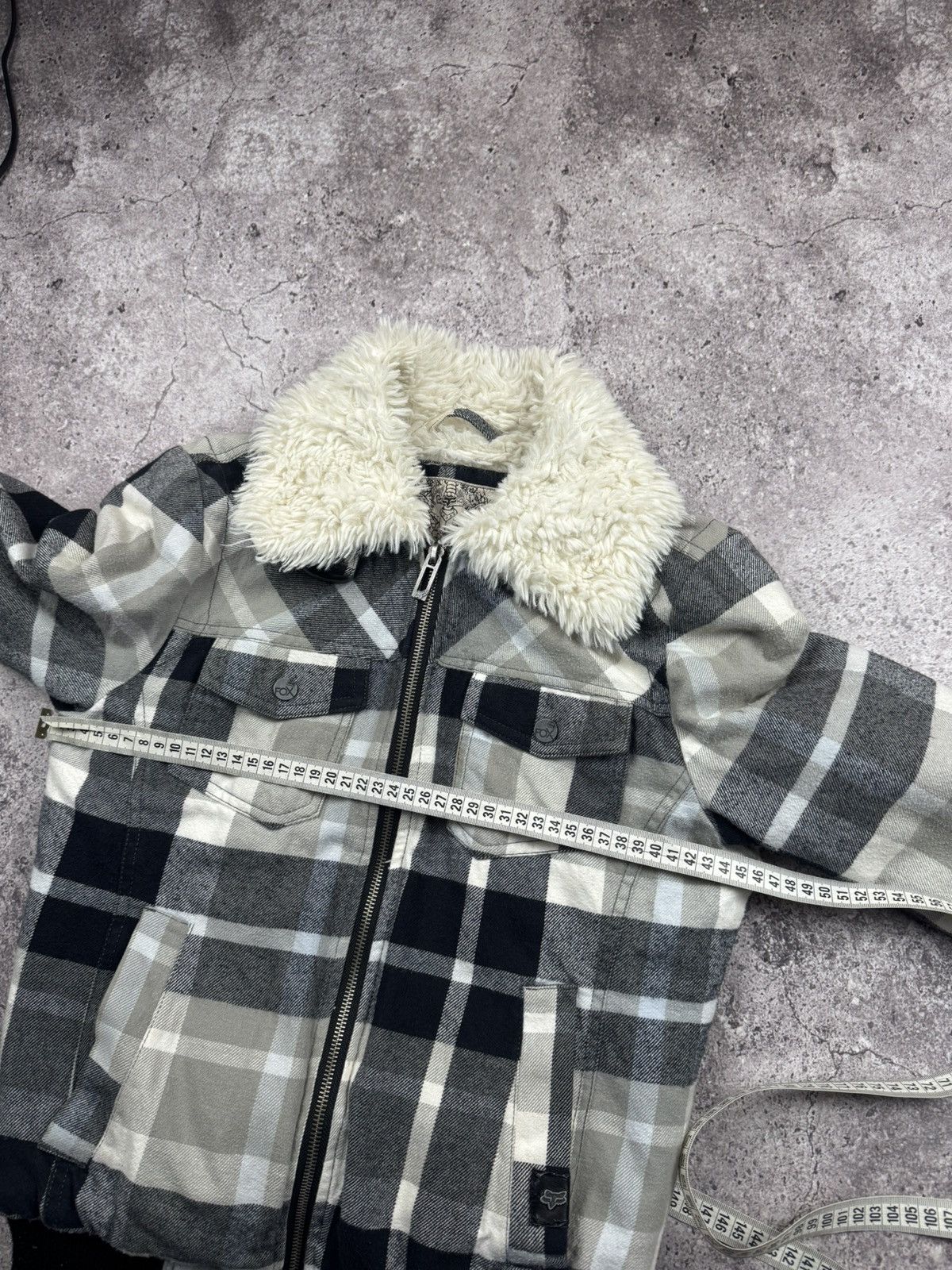 Fox Racing 00’S FOX RACING FUR Y2K BOMBER JACKET JAPANESE LGB STYLE Size S / US 4 / IT 40 - 7 Thumbnail
