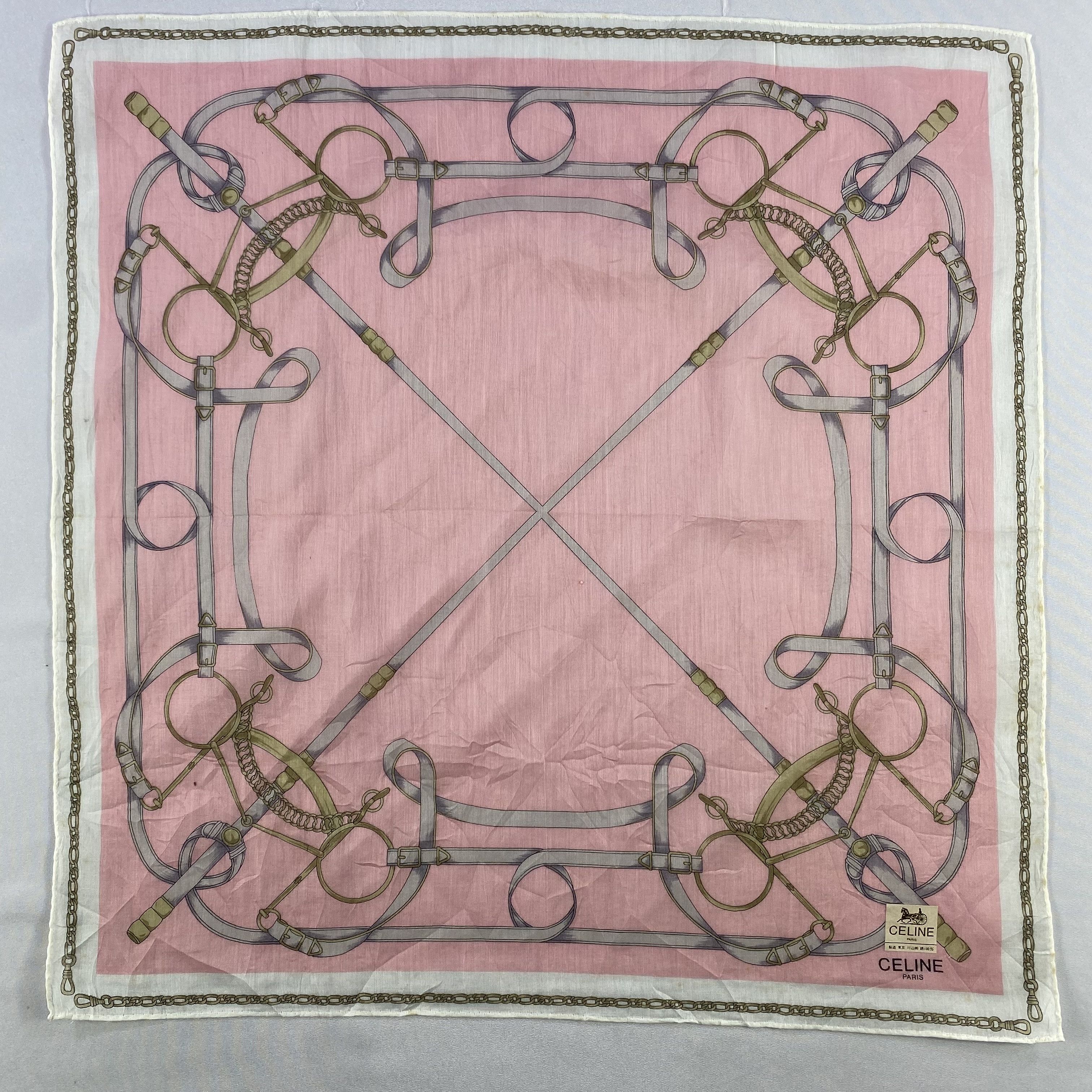 Celine × Vintage Celine Bandana/ Handkerchief / Neckerchief Size ONE SIZE - 3 Thumbnail