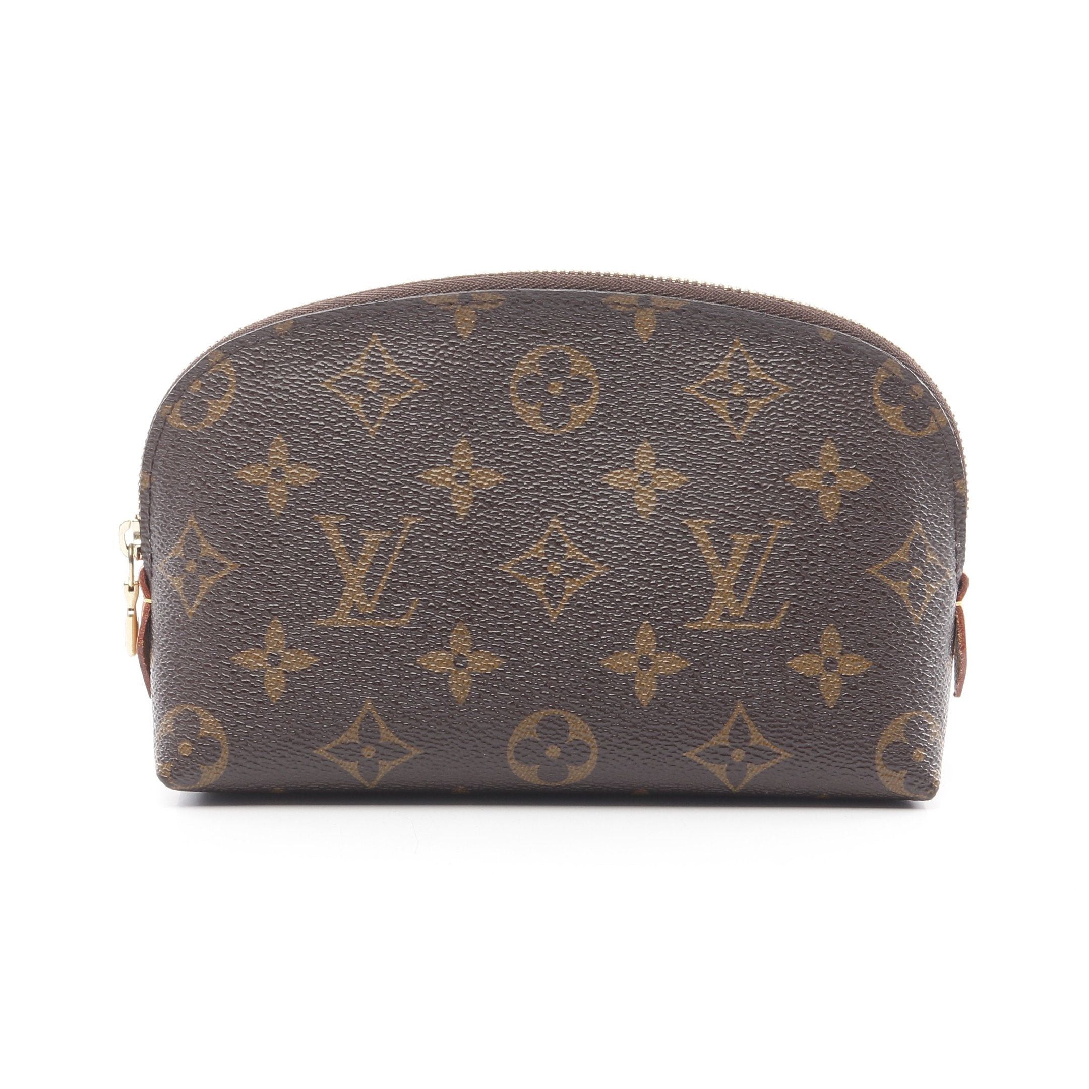 Louis Vuitton Louis Vuitton Pochette Cosmetics Monogram Cosmetic Pouch Leather Brown Size ONE SIZE - 1 Thumbnail