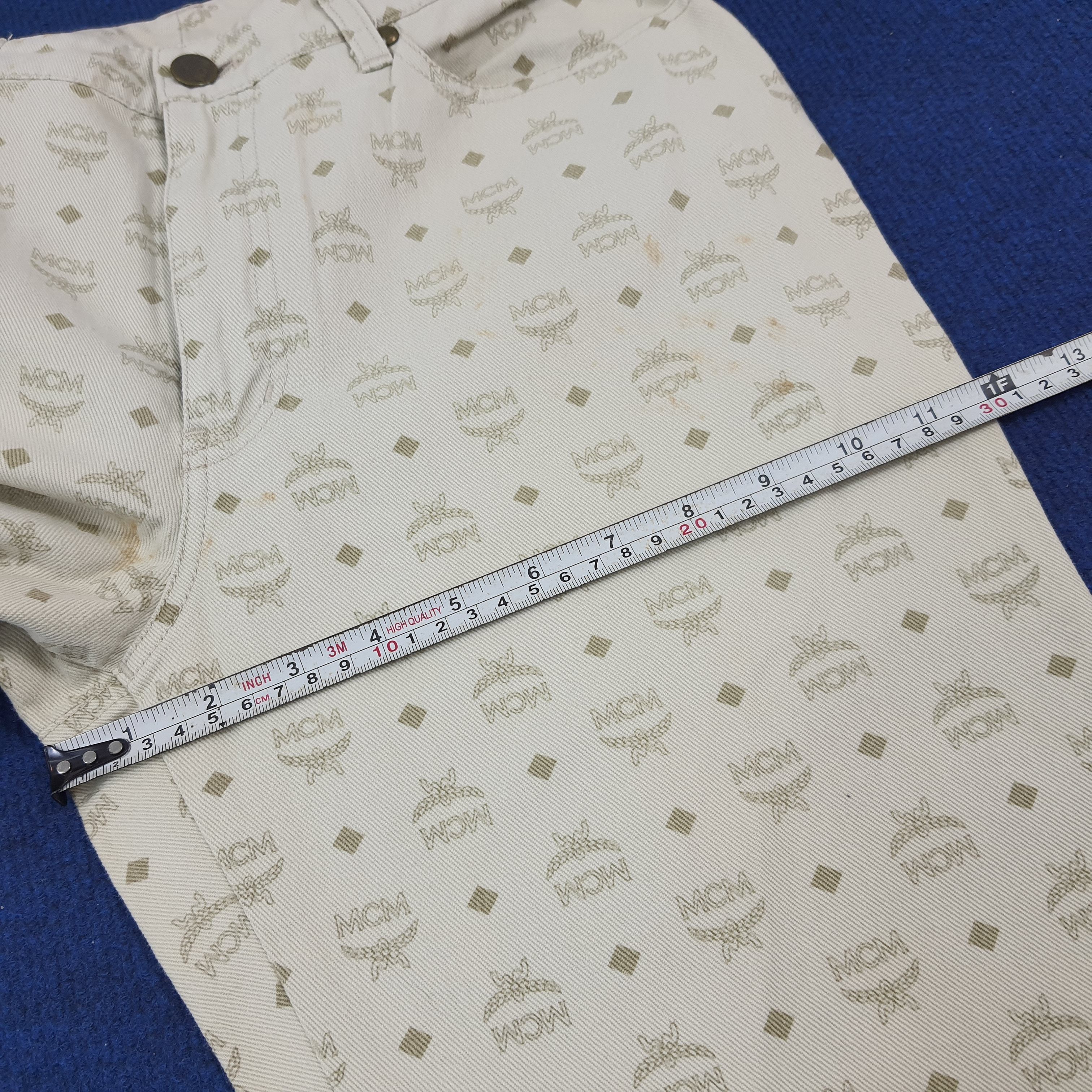 MCM × Vintage Vintage MCM Monogram Full Print Casual Pants Size US 29 - 12 Thumbnail