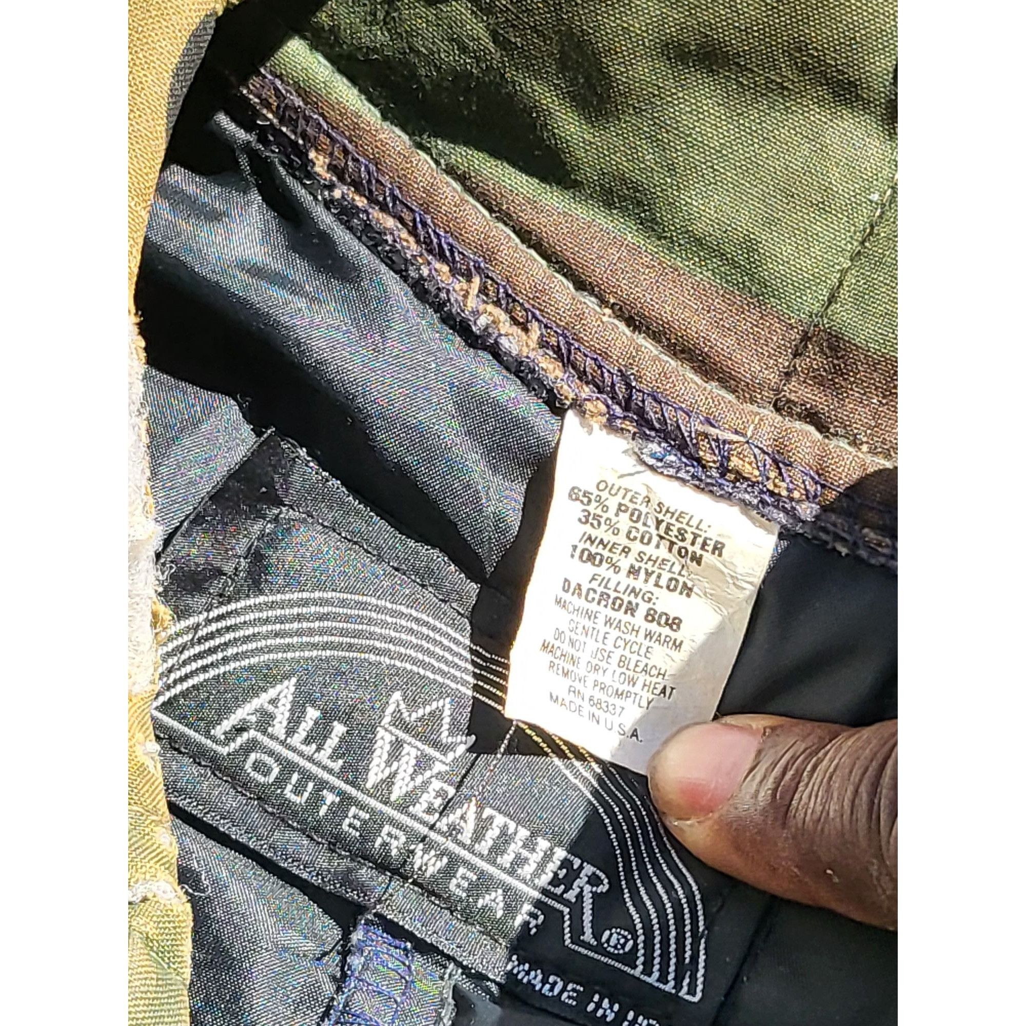 Vintage Vintage All Weather Outerwear Camo Jumpsuit Men Sz M Full Z Size US M / EU 48-50 / 2 - 7 Thumbnail