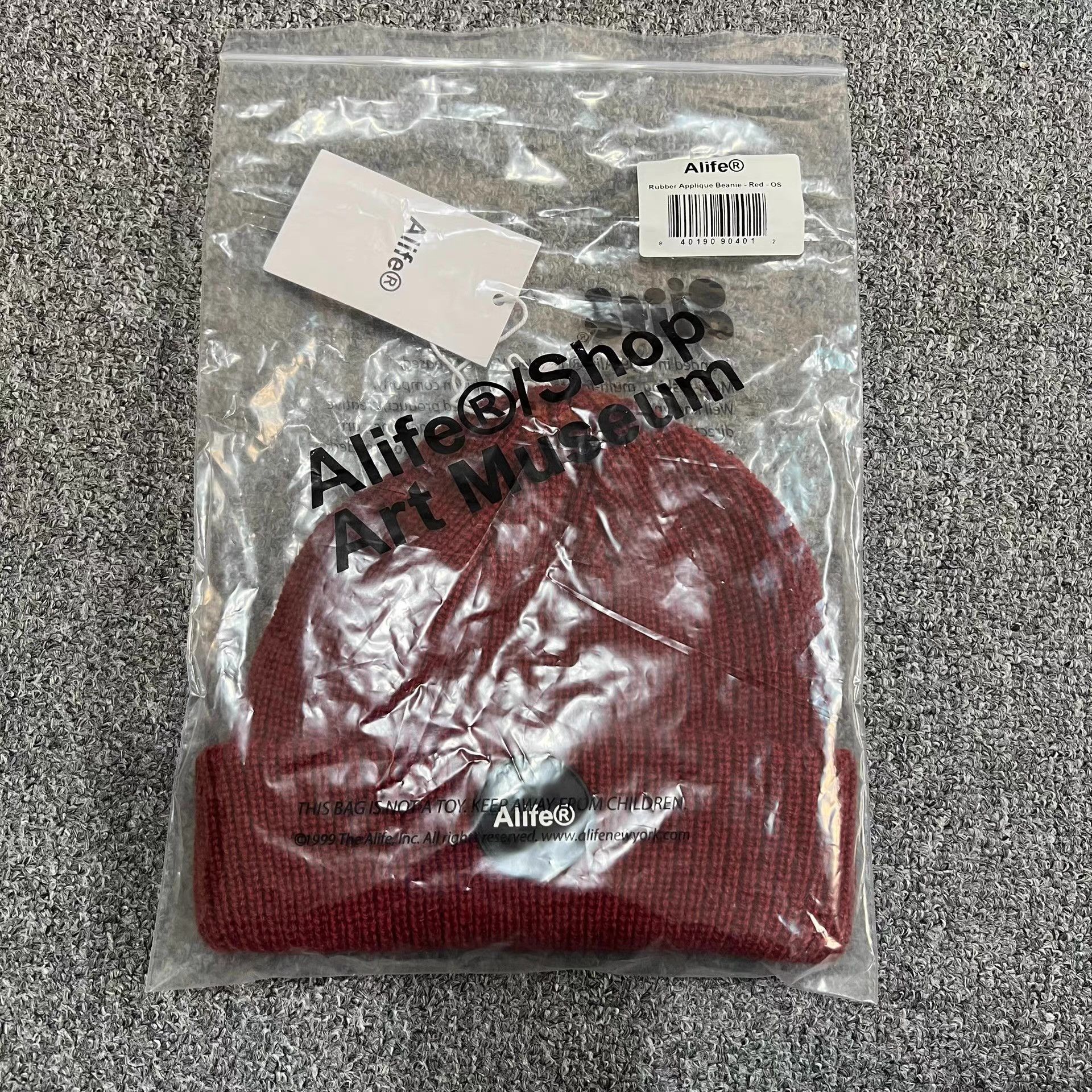 Alife Alife® Soft Rubber Patch Knitted Beanie Q7 Size ONE SIZE - 5 Thumbnail