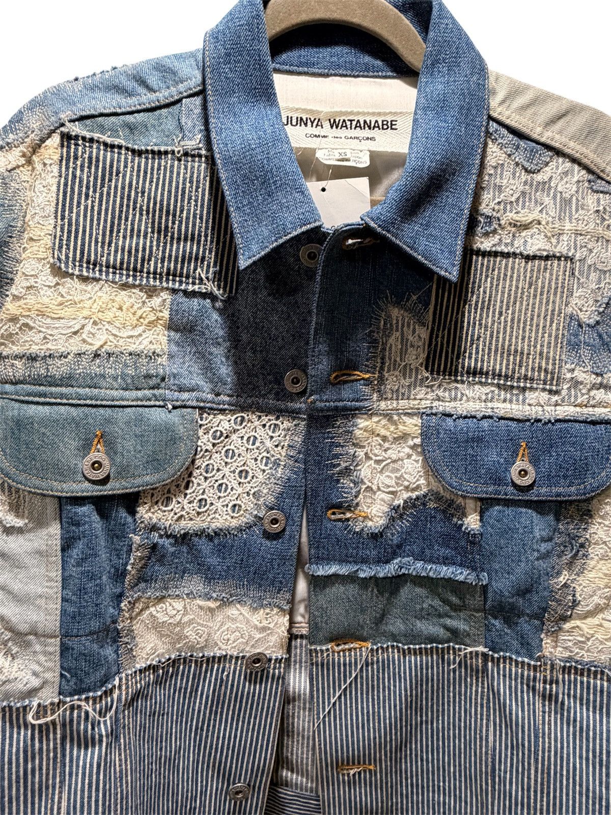 Junya Watanabe Junya Watanabe denim patch jacket Size US M / EU 48-50 / 2 - 3 Thumbnail