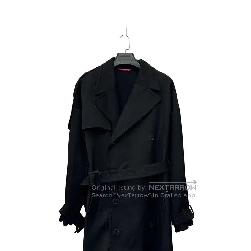 Valentino Valentino Black Men's Trench Coat . Size US M / EU 48-50 / 2 - 3 Thumbnail
