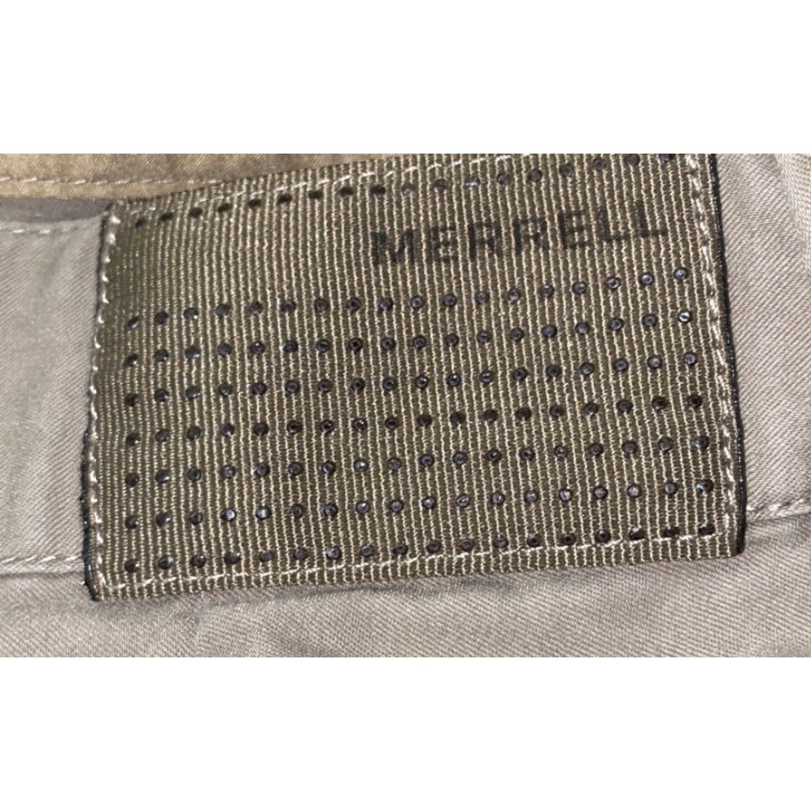 Merrell Merrell Womens Beige Casual Pants 35 In 29.5 In Size 12/12 Regular Mid Rise Cotton/Polyester Flat Front Casual Pants Womens Beige Merrell Size 24" / US 00 / IT 34 - 5 Thumbnail